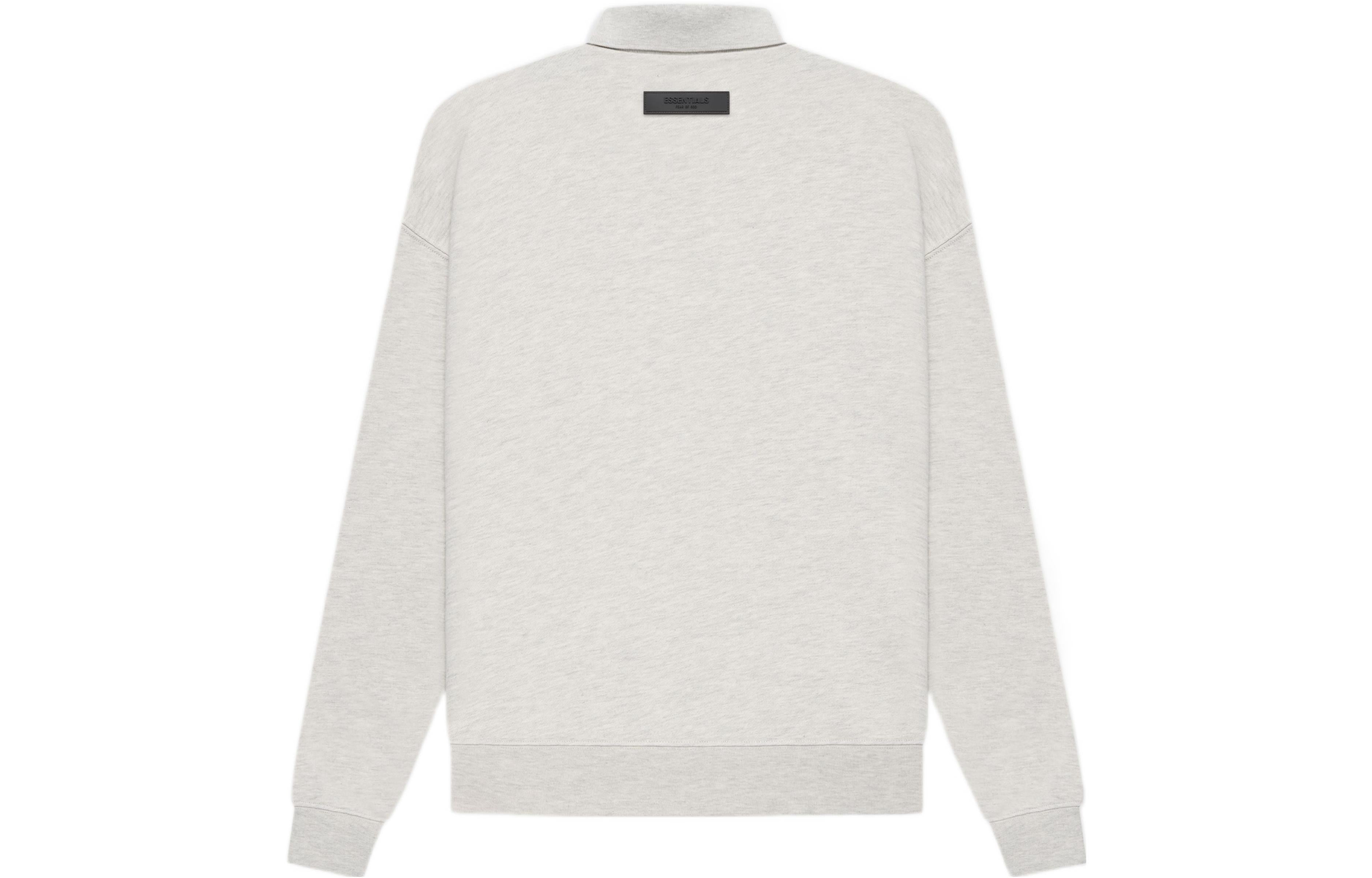 Fear of God Essentials SS22 Long Sleeve Polo Shirt 'Light Oatmeal' FOG-SS22-496 - 3