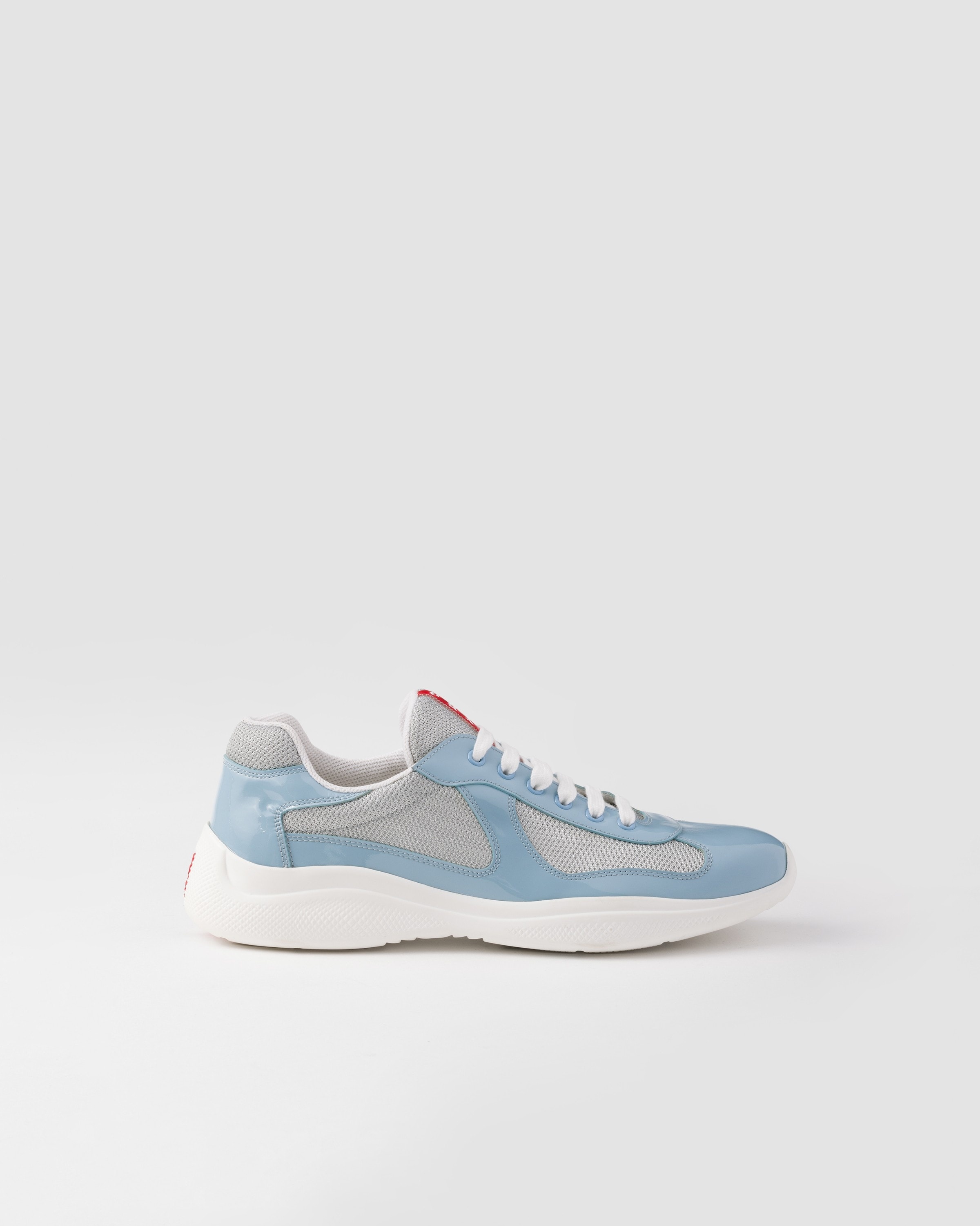 Patent leather and technical fabric Prada America's Cup sneakers - 2