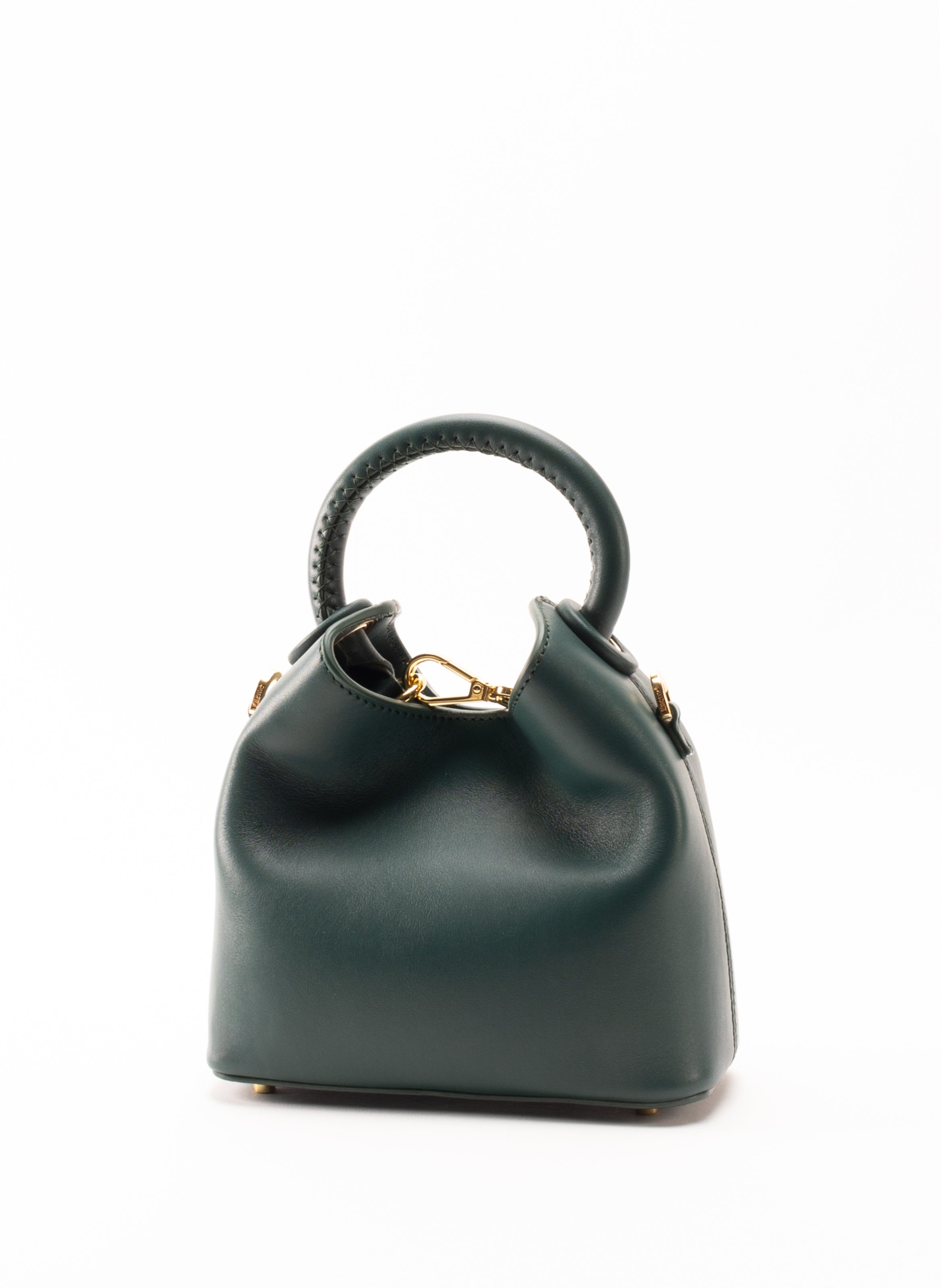 Madeleine Leather Forest Green - 2