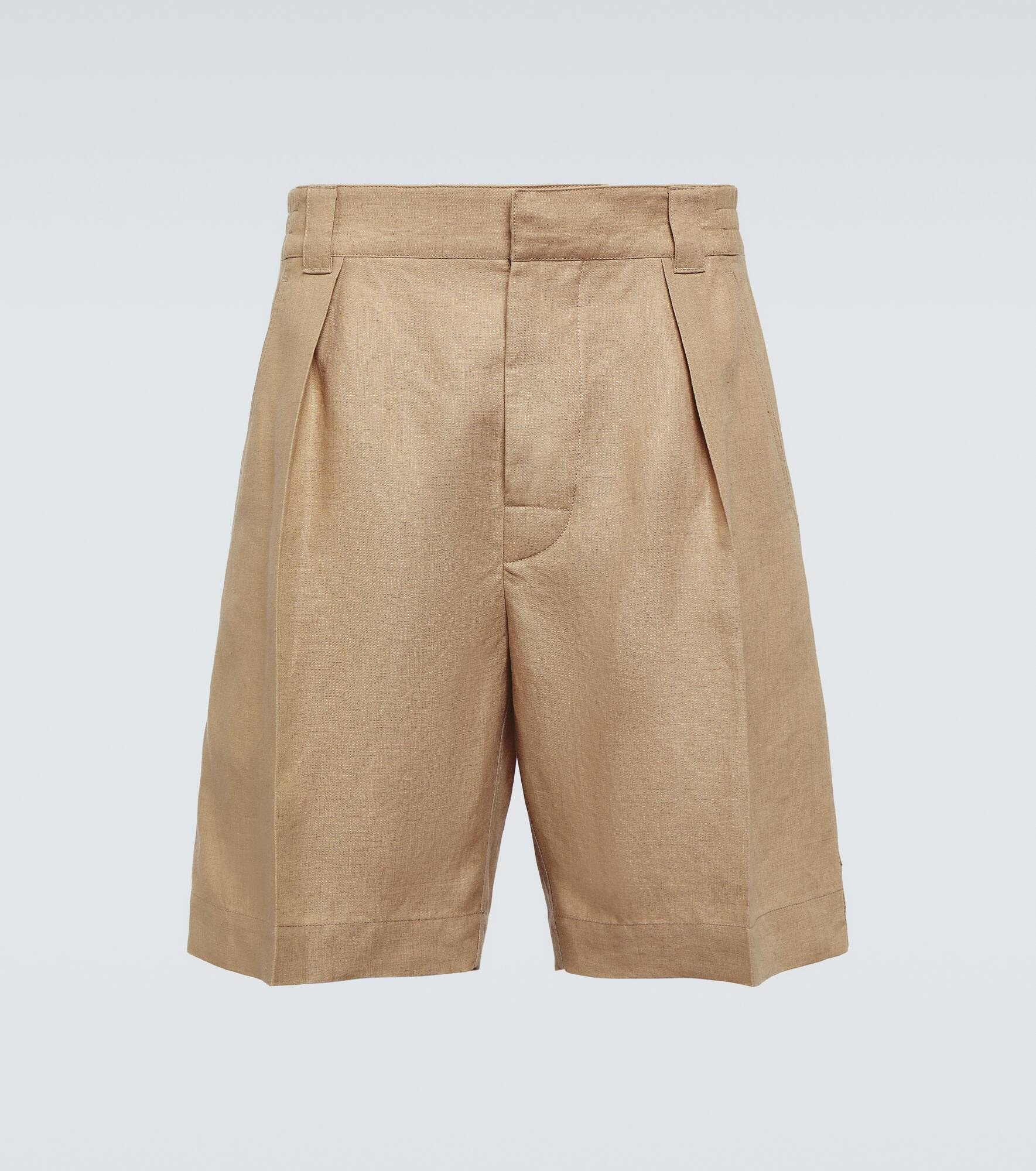 Reinga linen Bermuda shorts - 1
