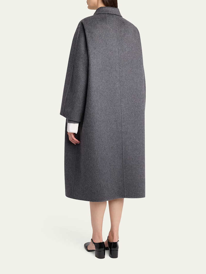 The Row Gustaf Cashmere-Silk Single-Breasted Coat outlook