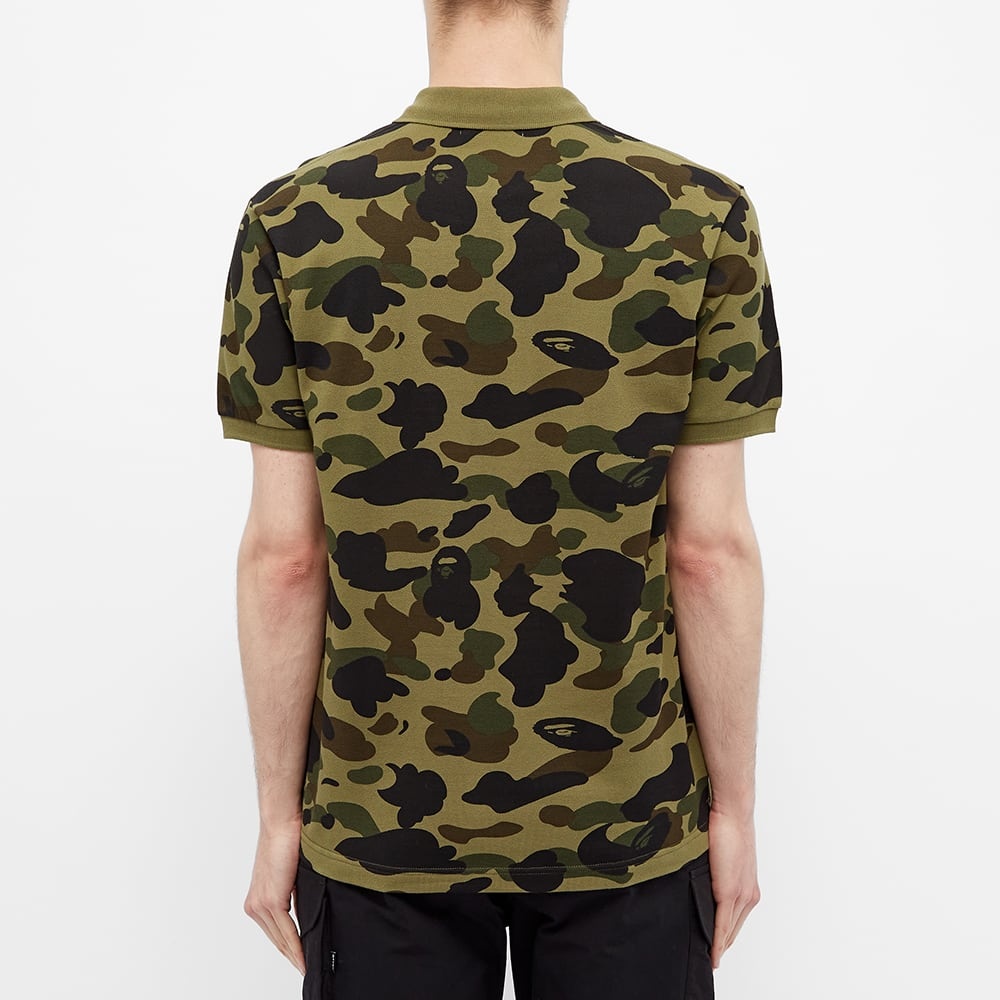 A Bathing Ape 1st Camo Ape Head Polo - 5