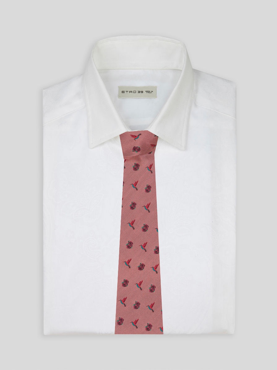 SILK JACQUARD TIE - 2