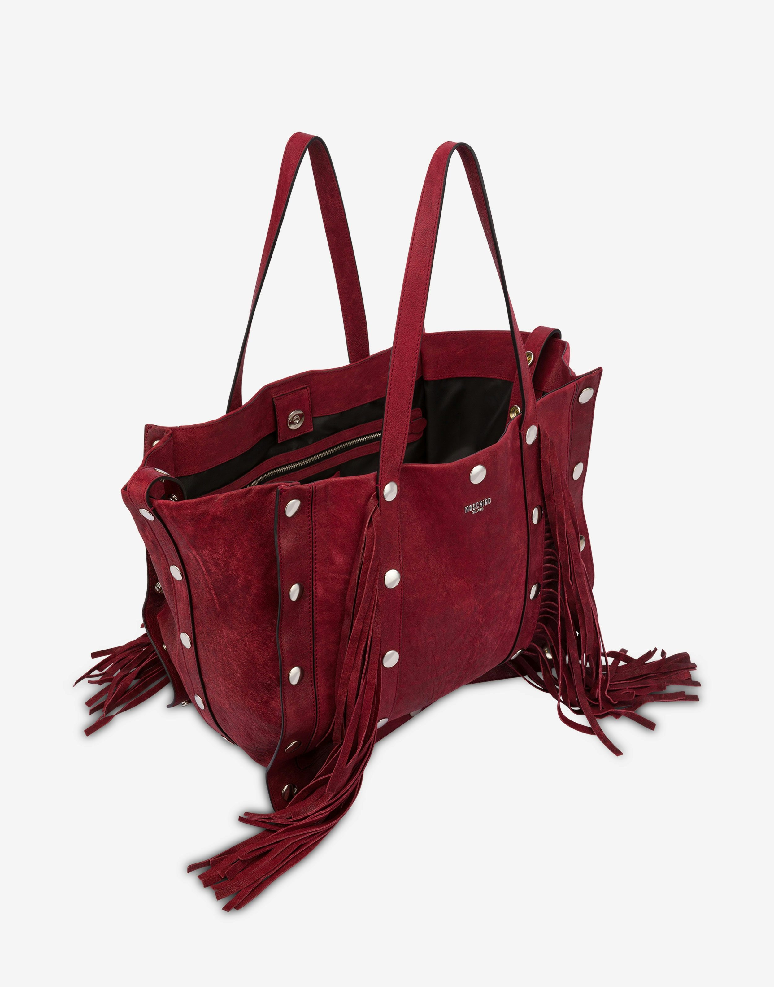 SNAP BUTTONS SHOPPER WITH FRINGES - 3