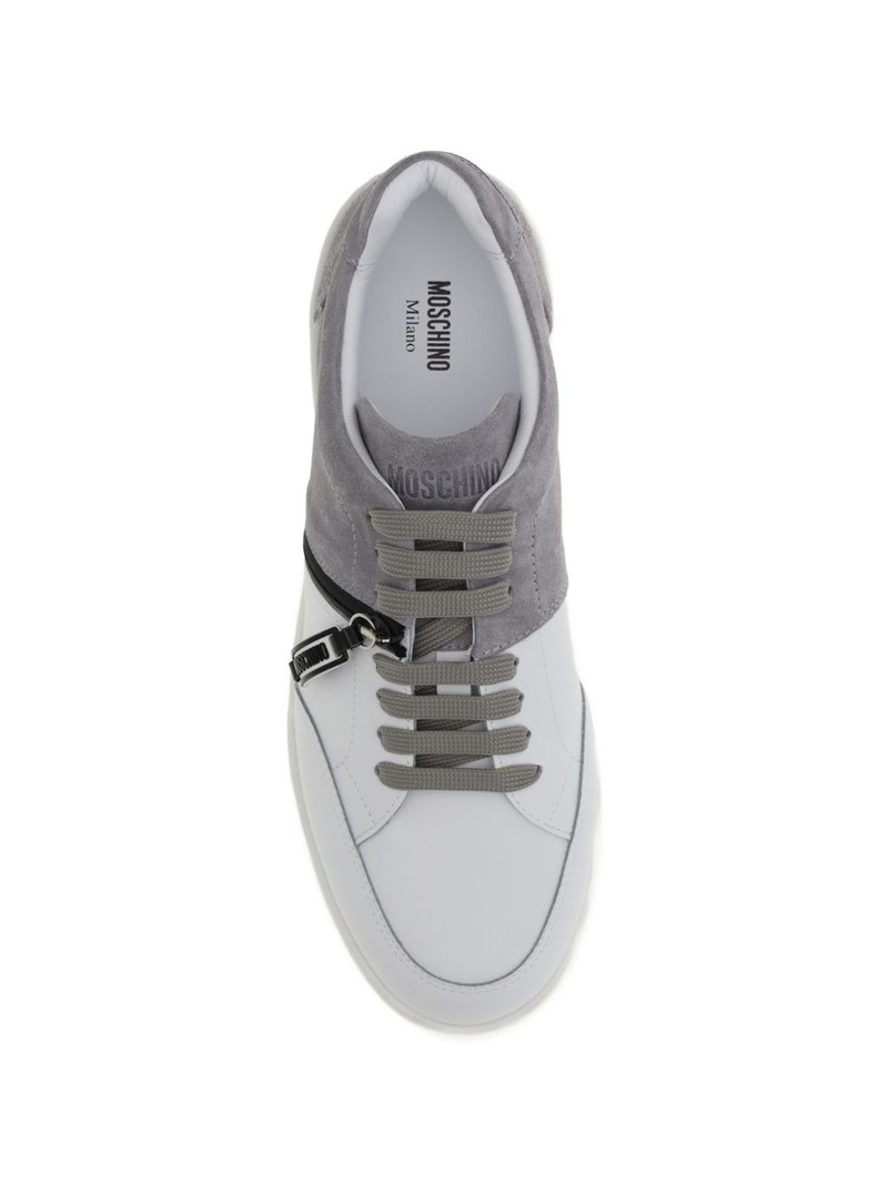 zip-detail sneakers 4