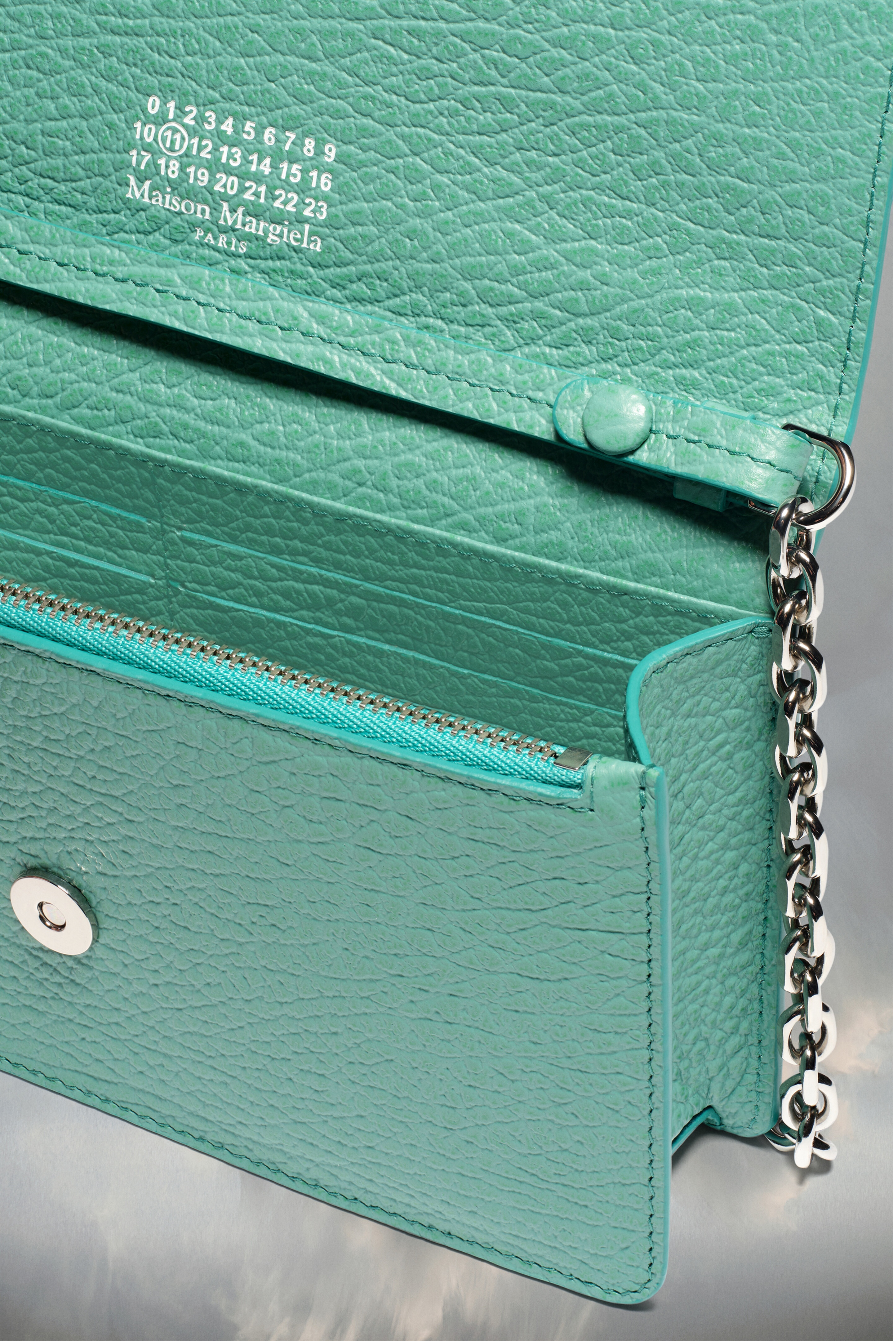 Four stitches chain wallet - 4