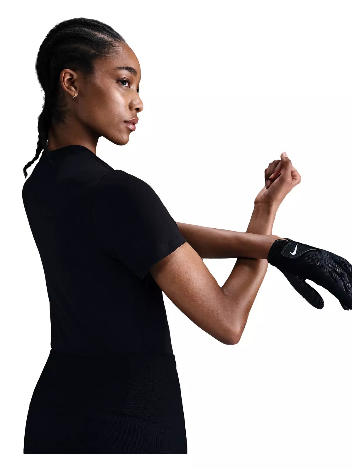 Women's Tour Dri-FIT Short-Sleeve Blade Golf Polo - Black - 2