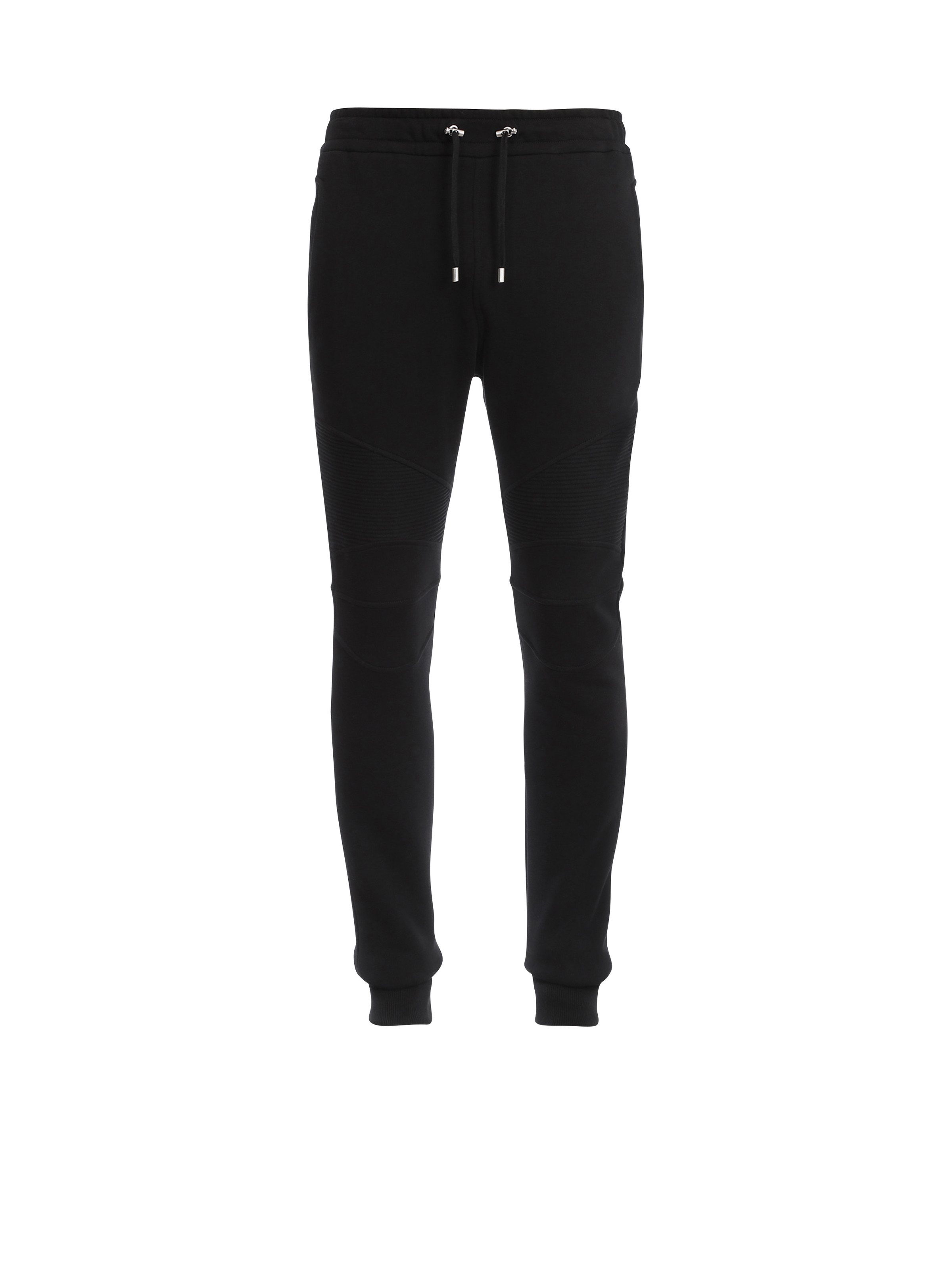 Eco-designed cotton sweatpants with Balmain logo print - 1