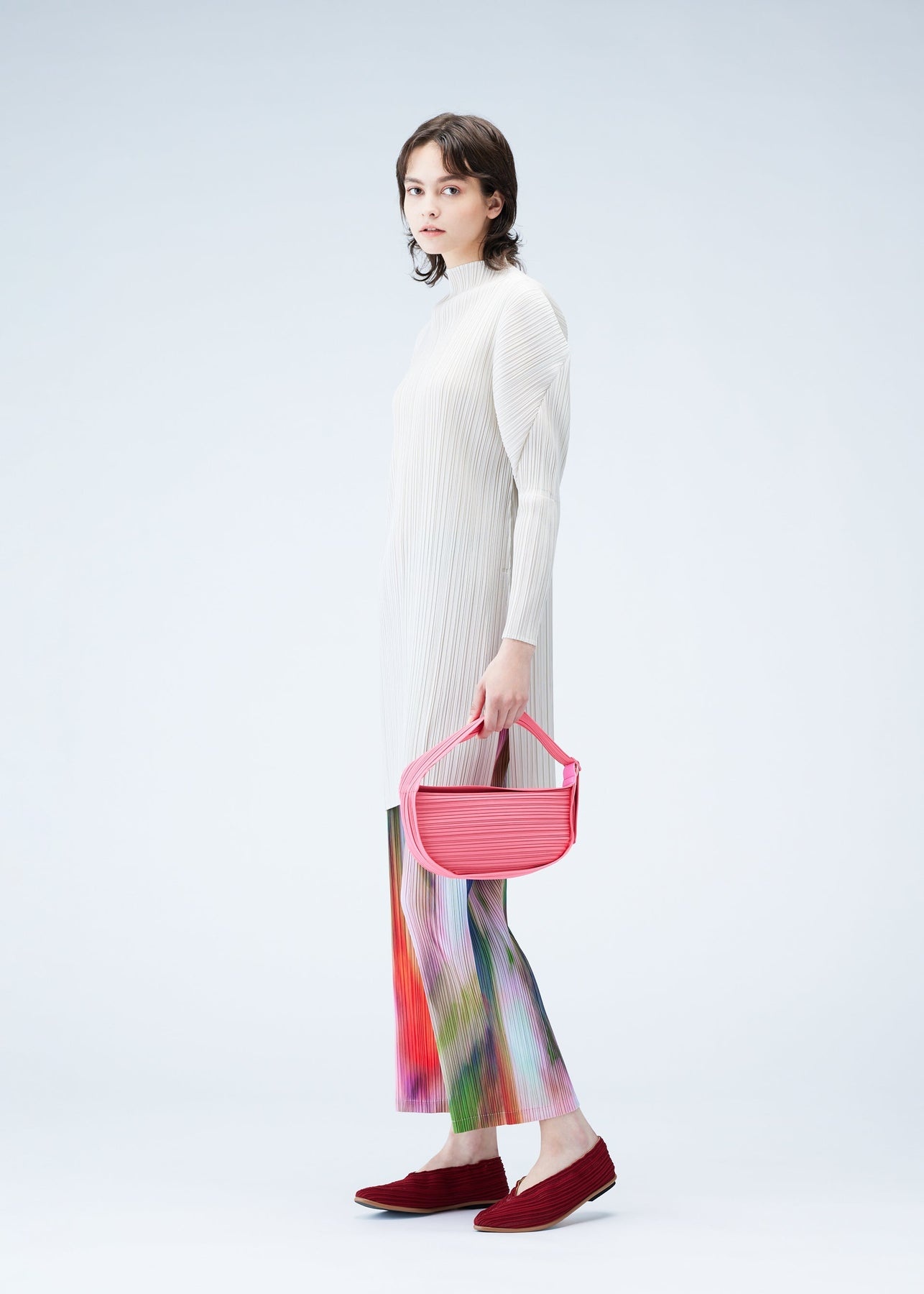 PLEATS HALF MOON BAG - 4