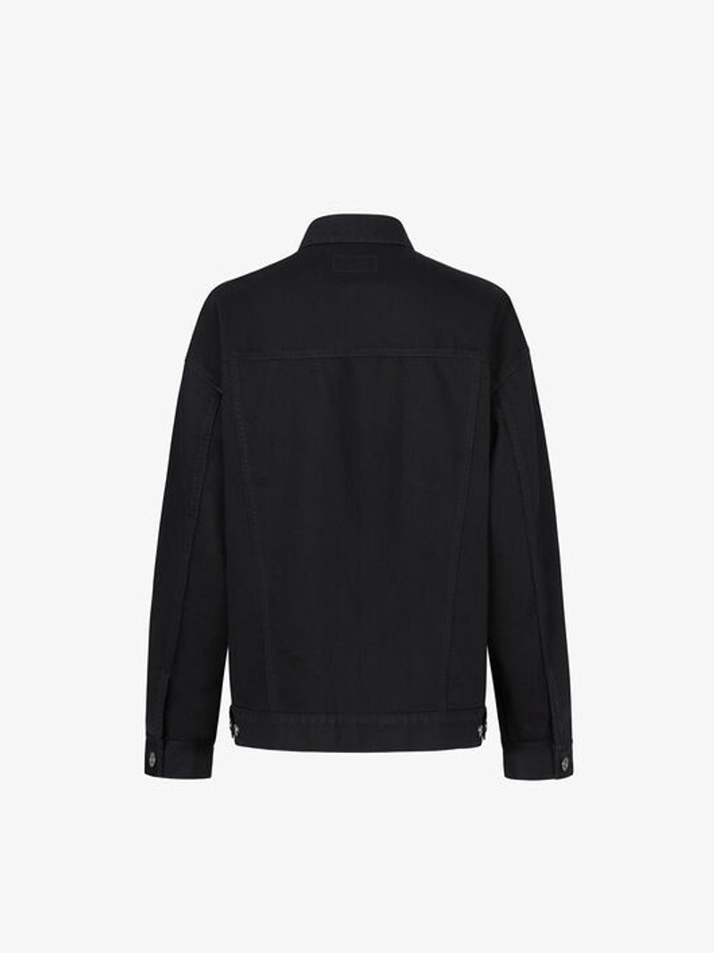 GIVENCHY OVERSIZED JACKET 에 DENIM 와 LATEX 밴드 4