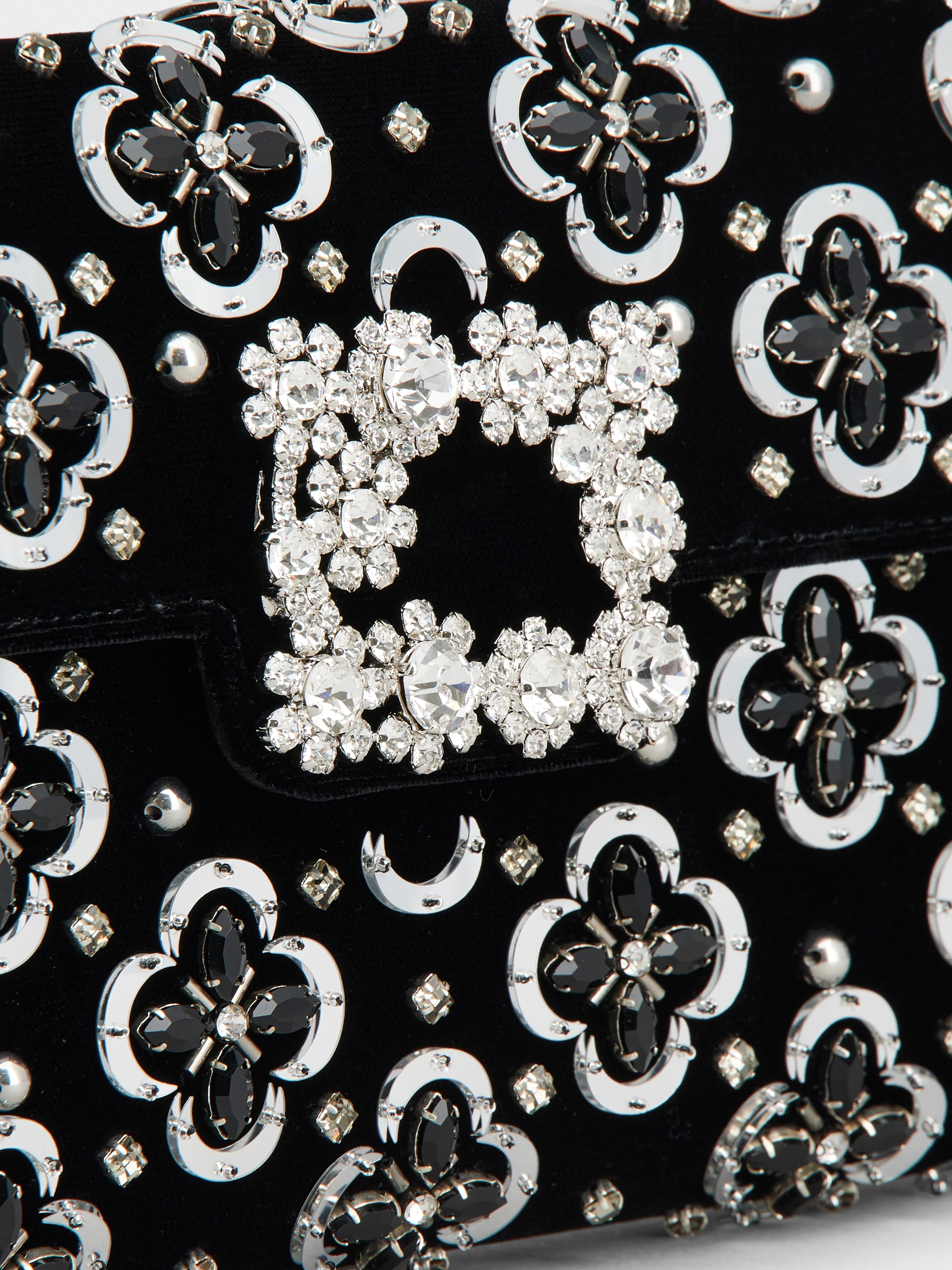 Efflorescence Clutch in velvet - 6