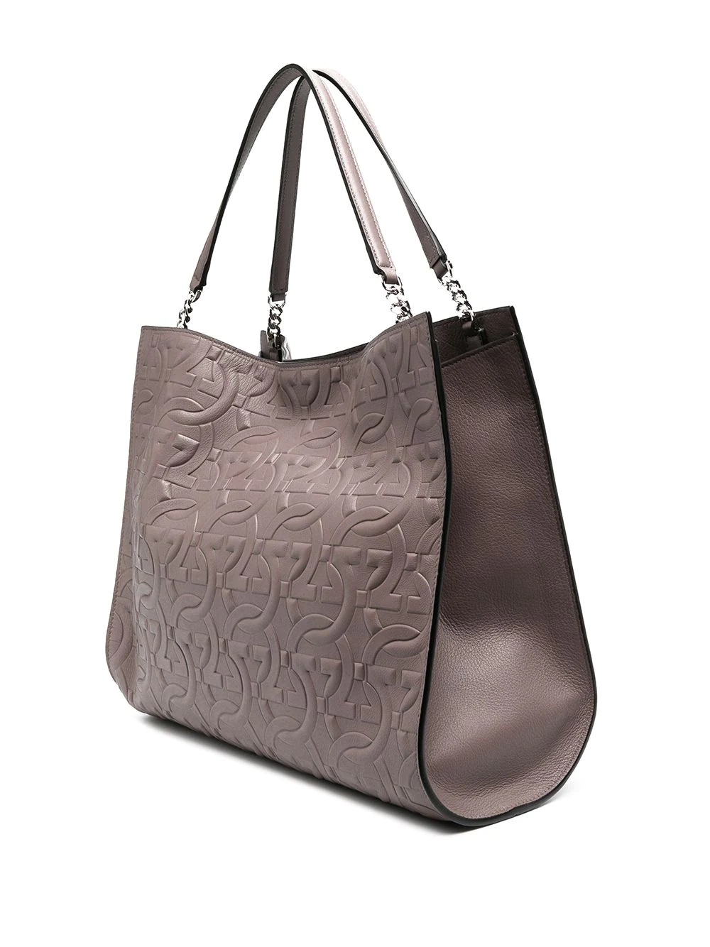 embossed-logo tote bag - 4