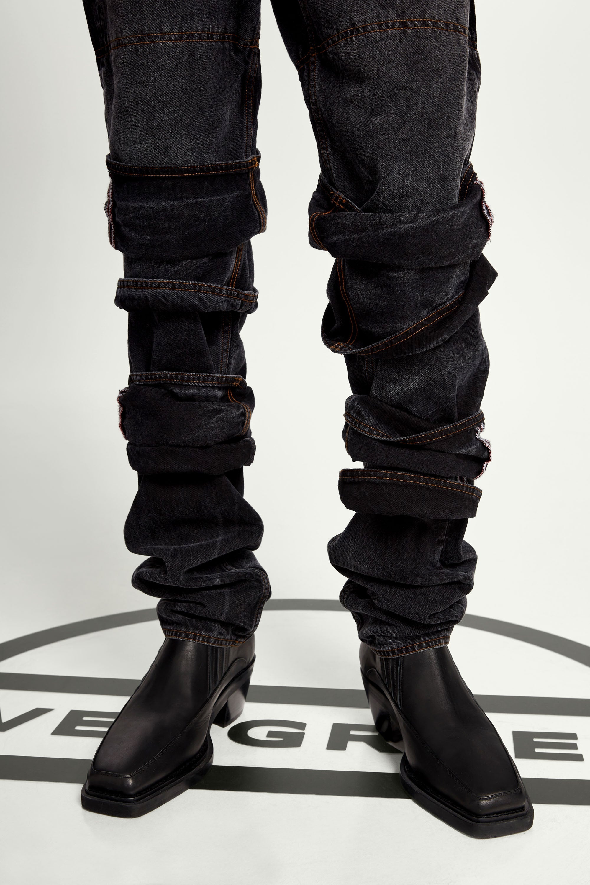 Classic Multi Cuff Jeans - 14