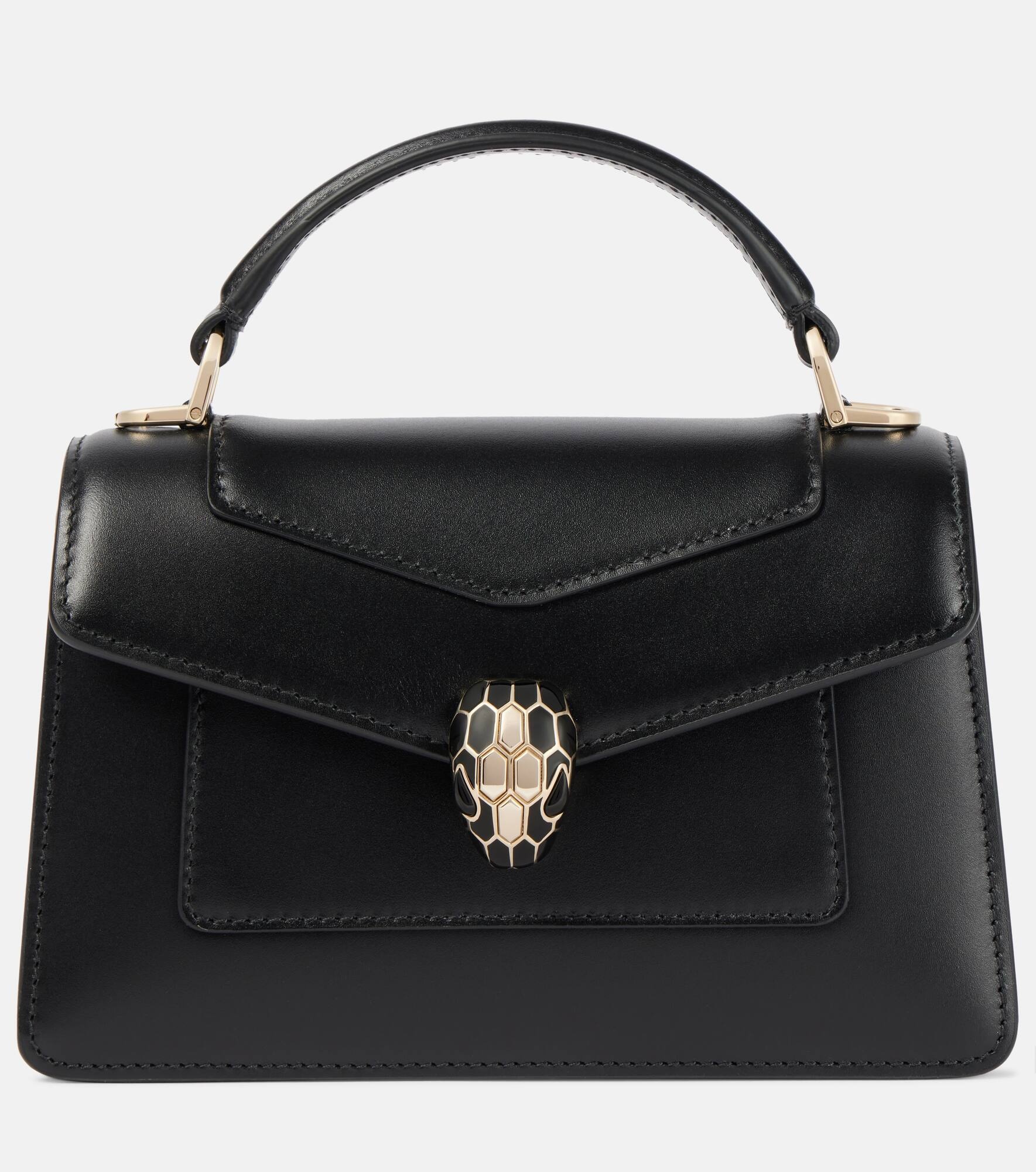 Serpenti Forever Mini leather shoulder bag - 1
