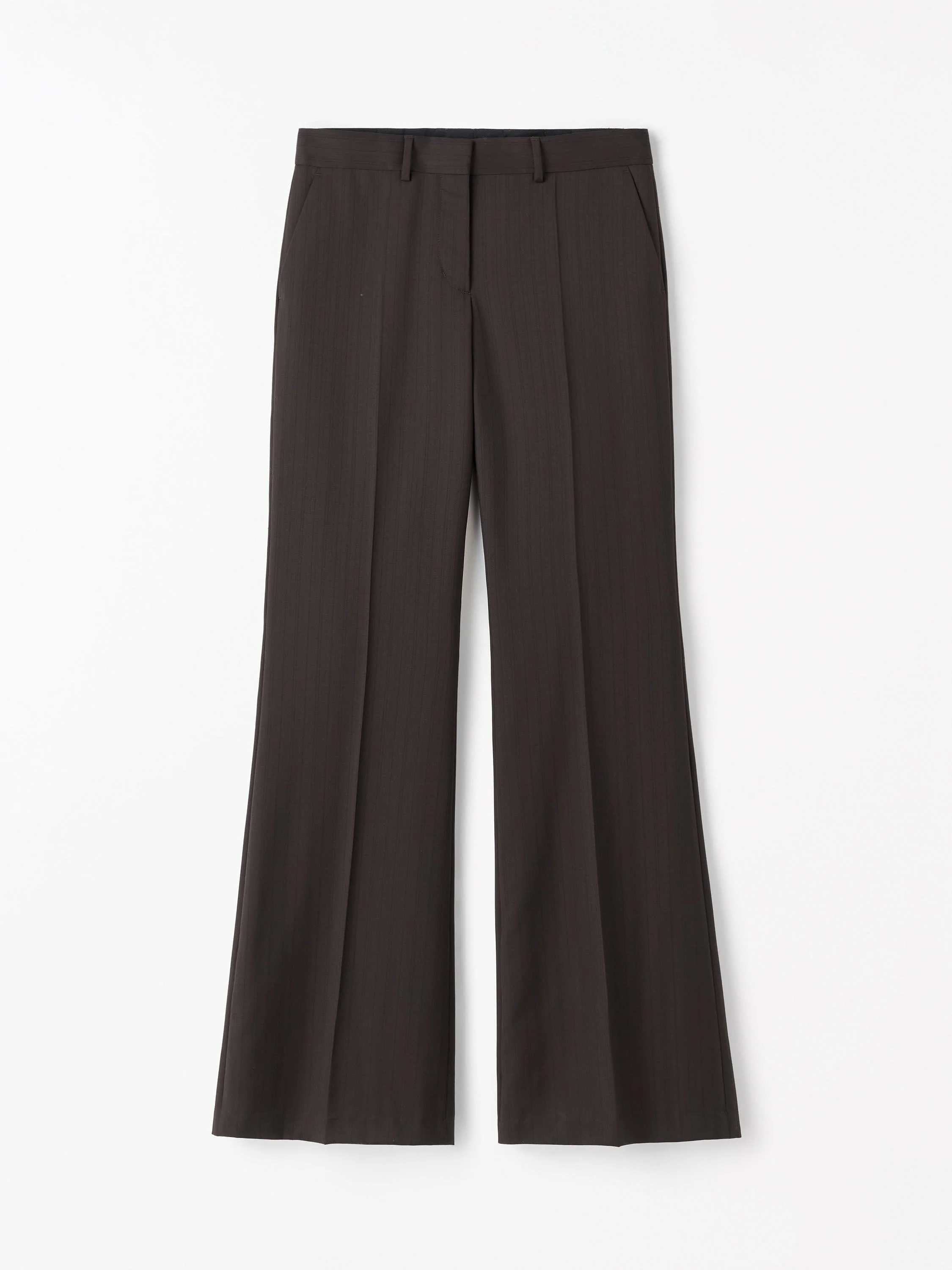 Junie Wool Stripe Trousers - 1