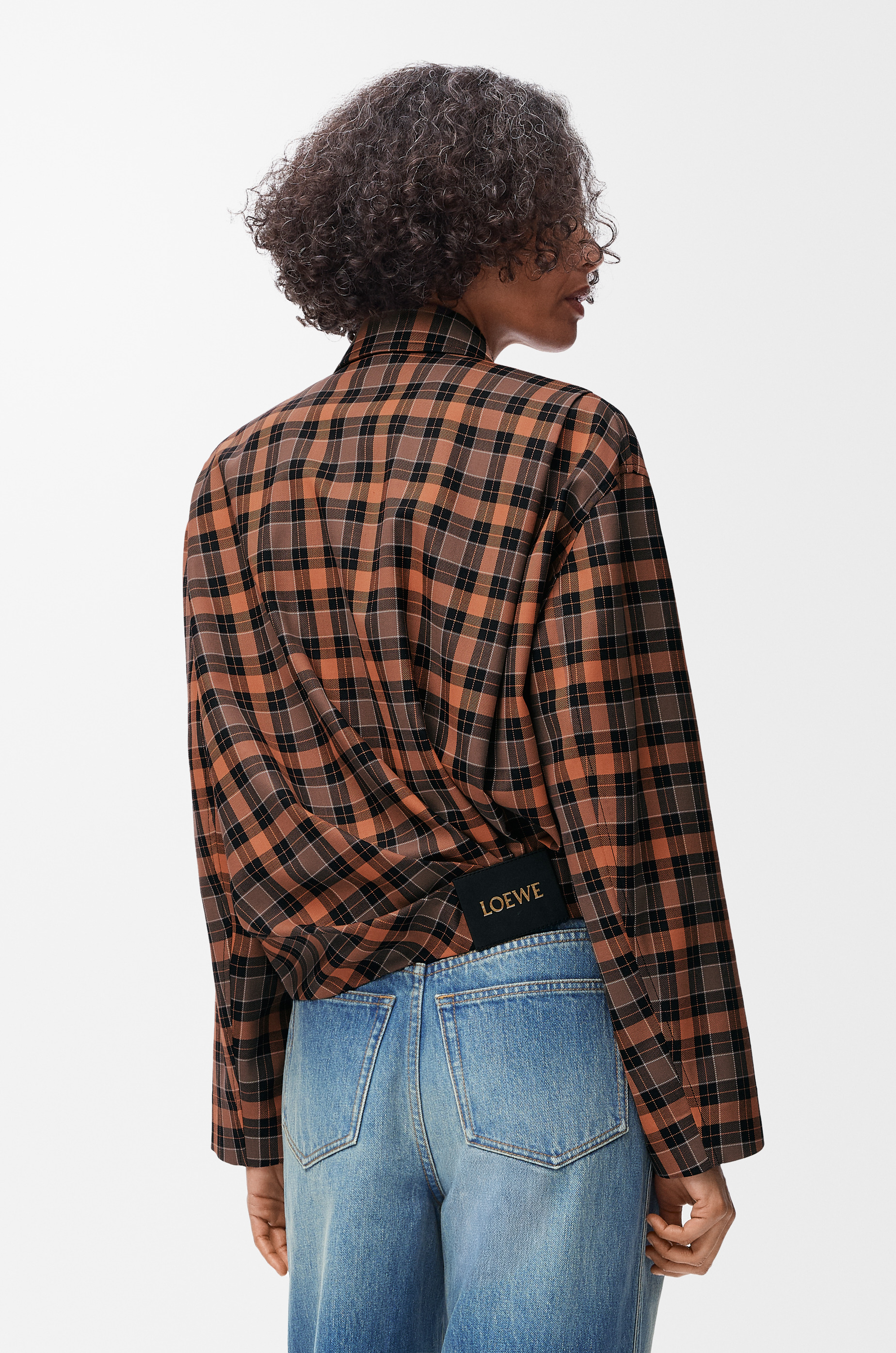 Draped jacket in wool blend - 4