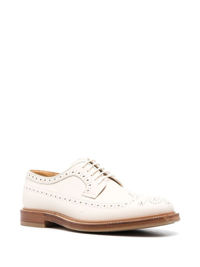 Brunello Cucinelli perforated Derby shoes outlook