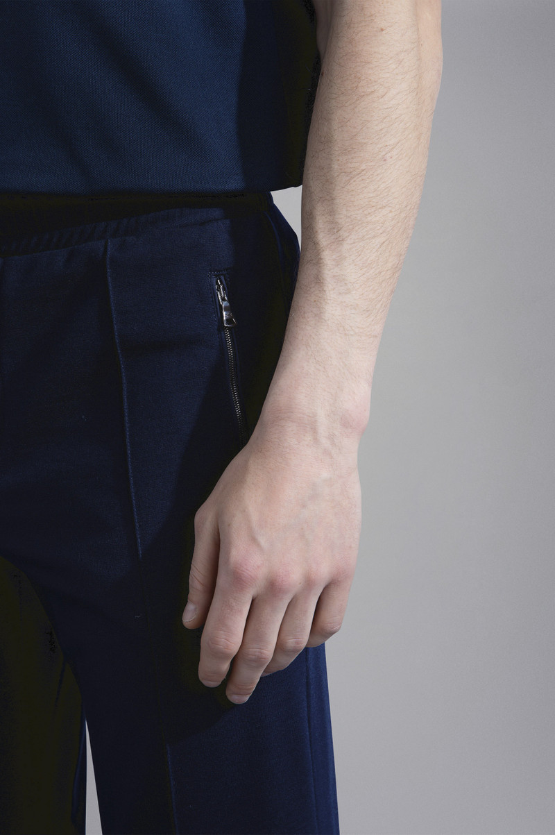 STRETCH WOOL TRACKPANTS 4