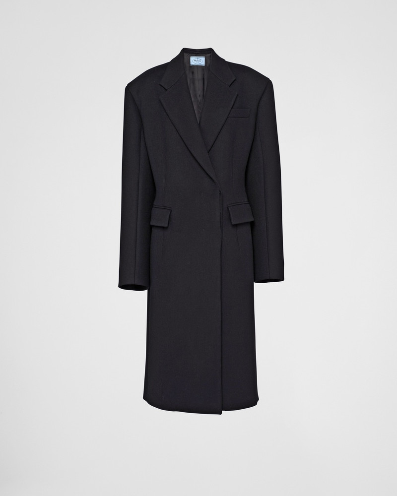 Double-breasted cloth coat 1