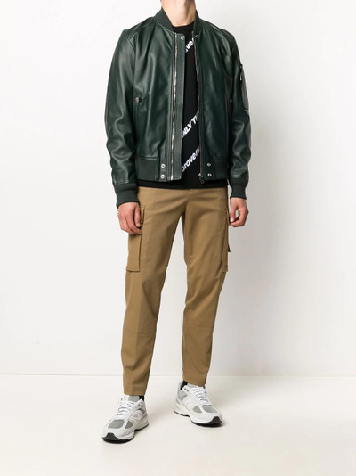 Diesel L-Joseph zipped bomber jacket outlook