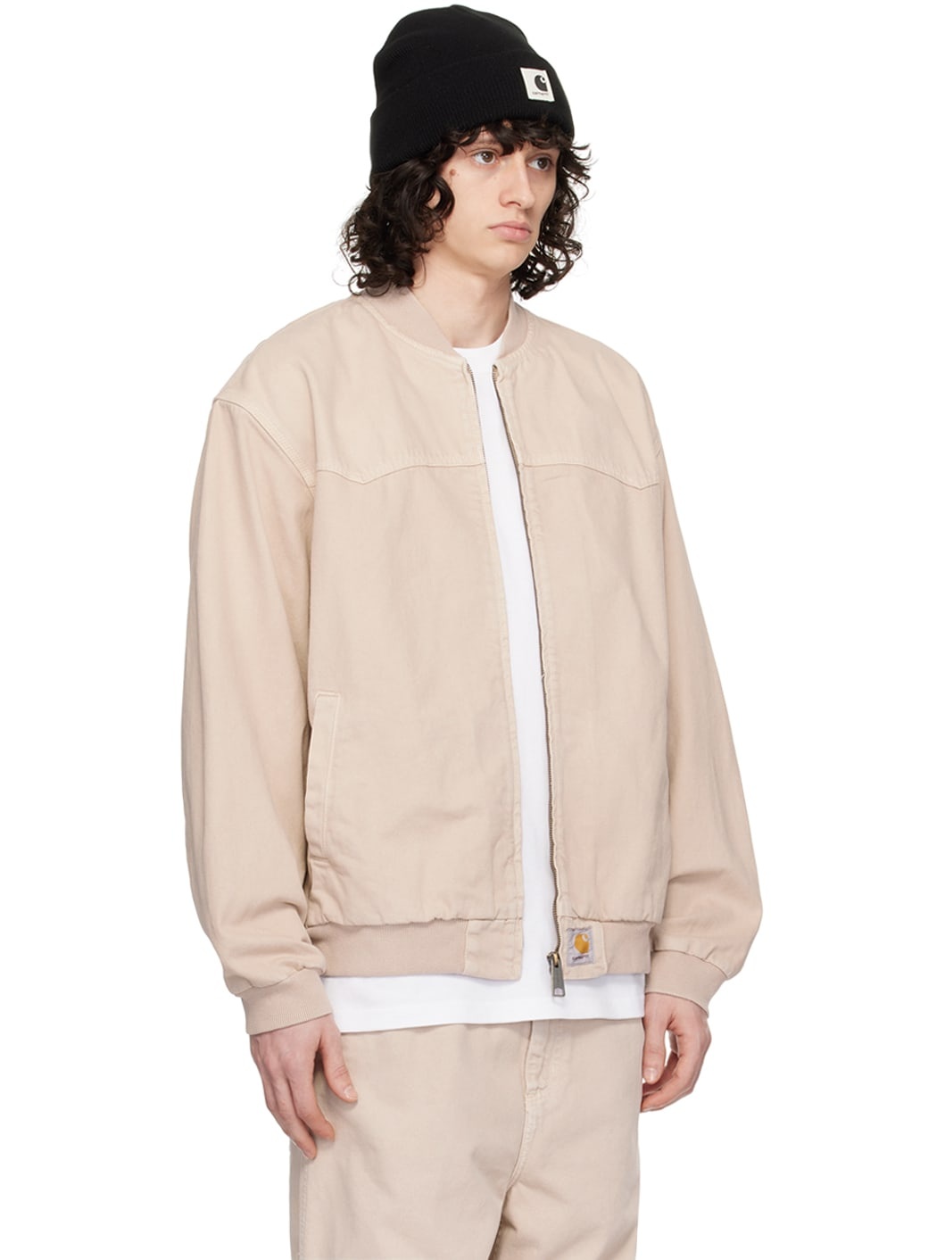 Beige Sante Fe Bomber Jacket - 2