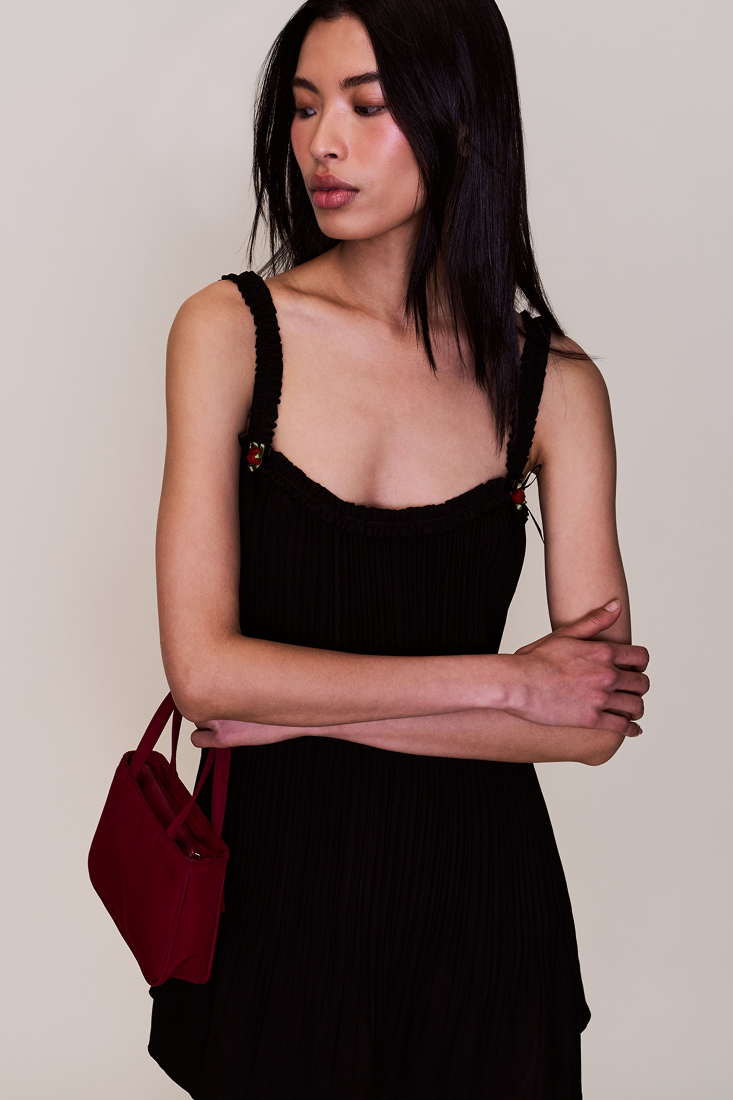 PENELOPE PLISSE DRESS - 4