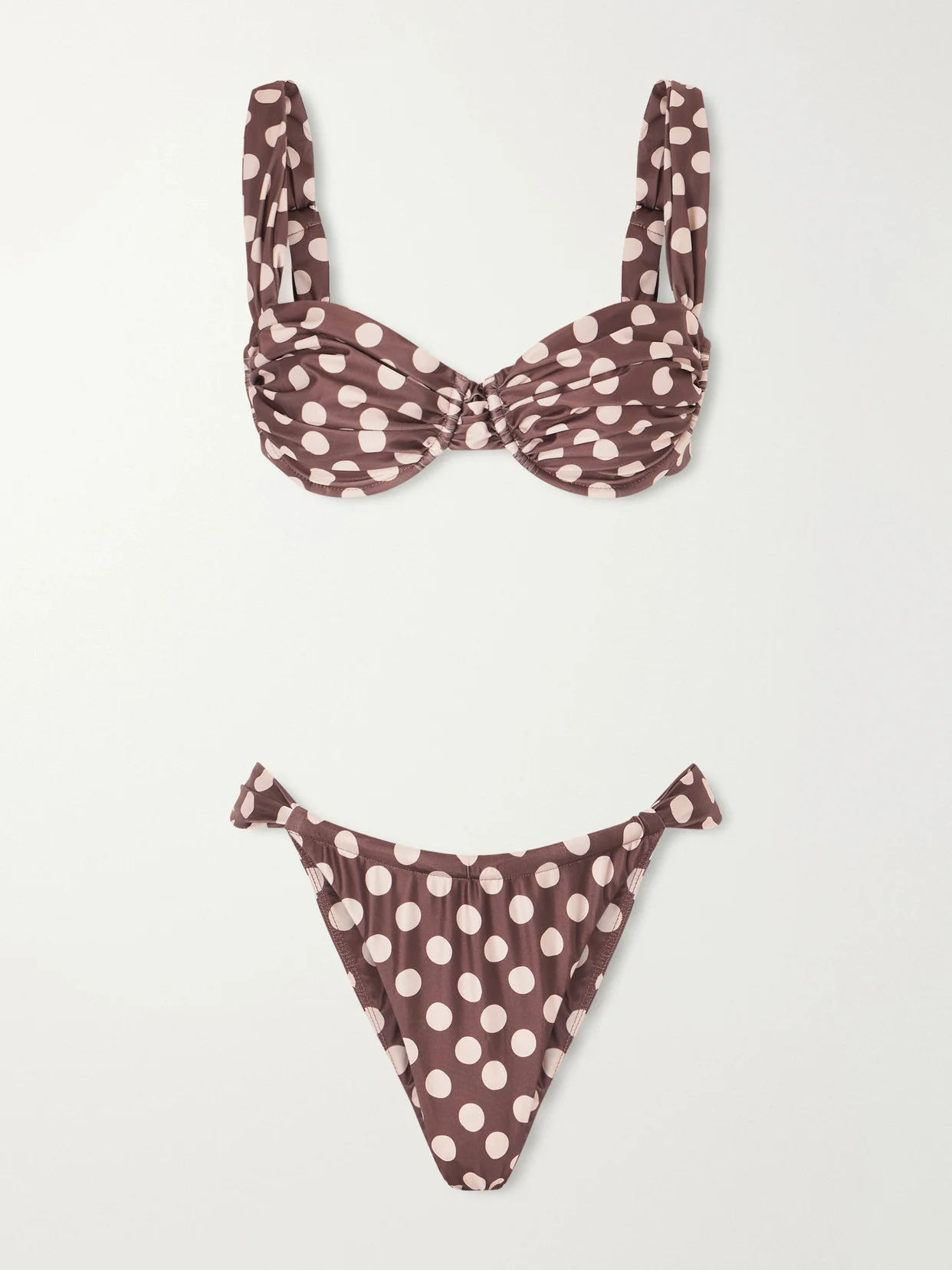 Sol And Andez Polka-dot Recycled Bikini - 1