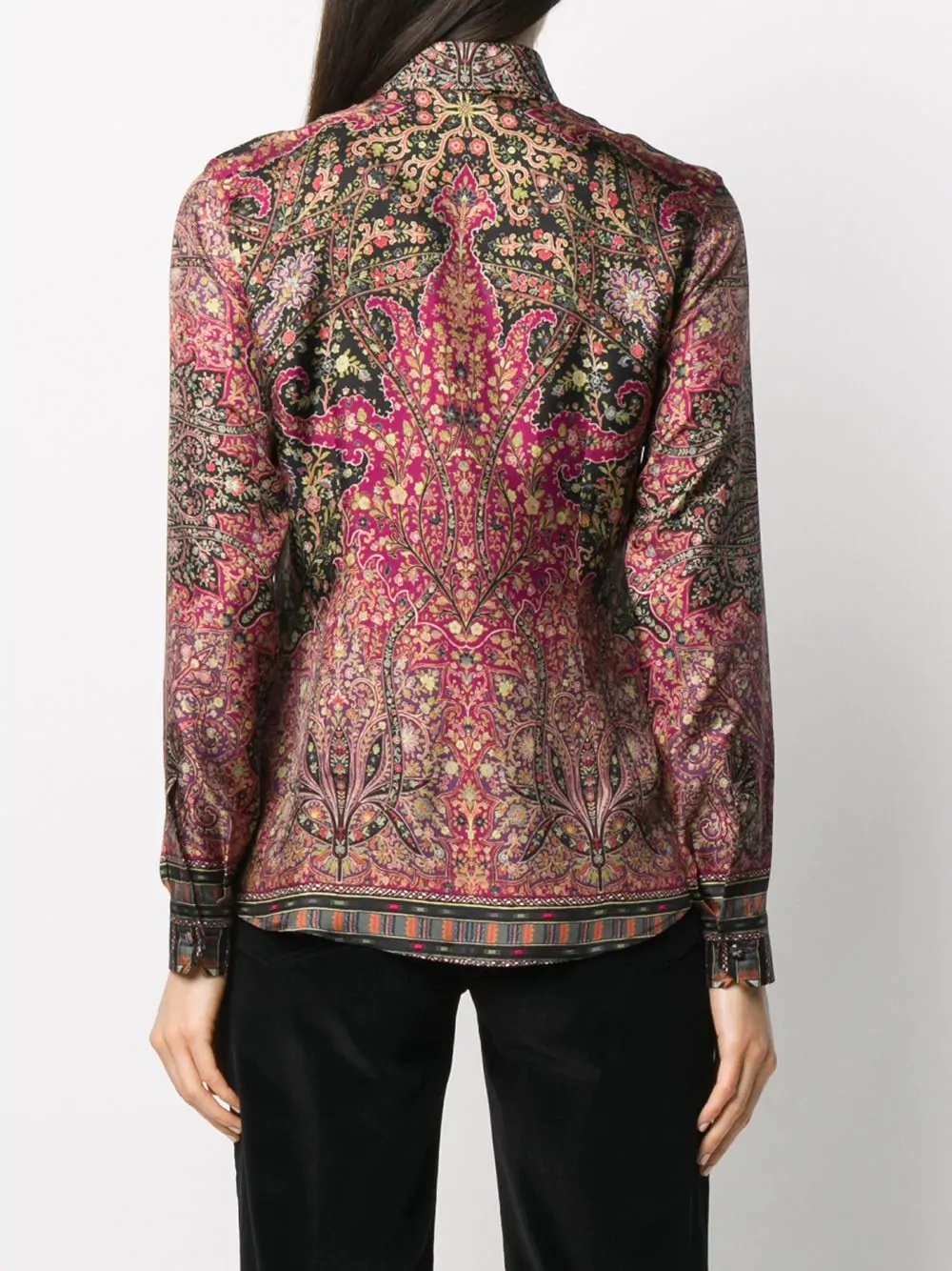 paisley long sleeve shirt - 4