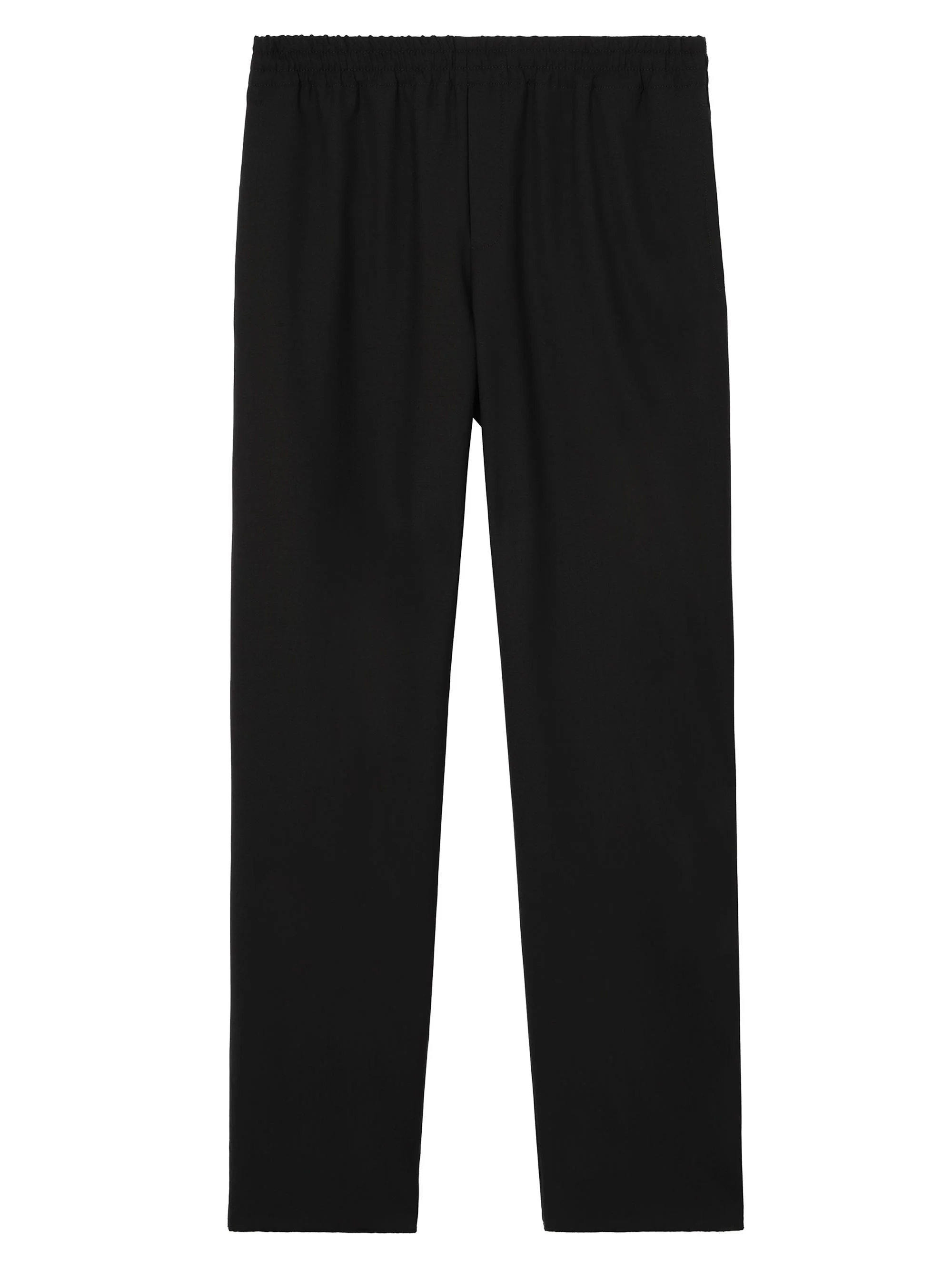 Men's Trevor Wool Track Pants - Black - 1