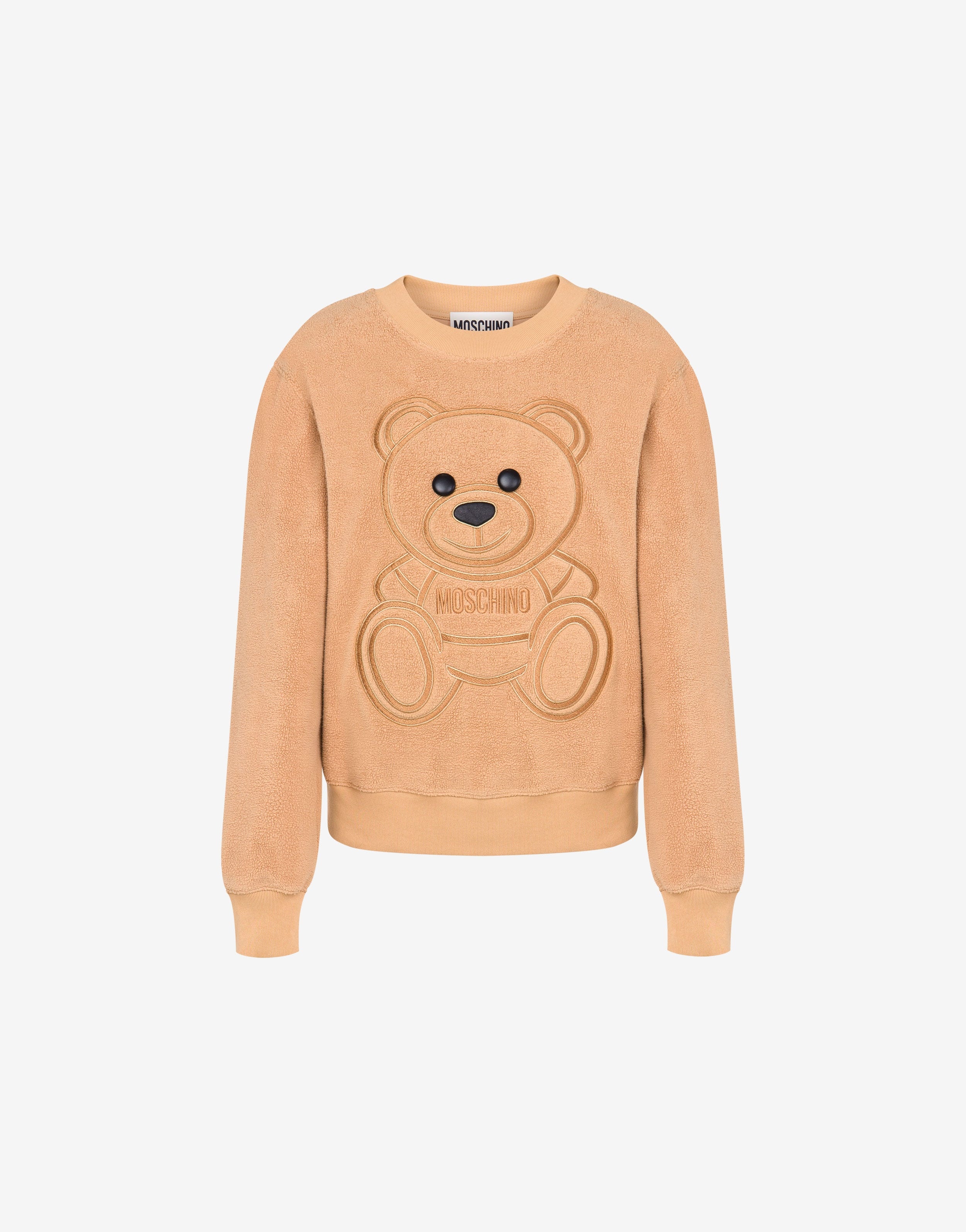 MOSCHINO TEDDY BEAR COTTON SWEATSHIRT - 1