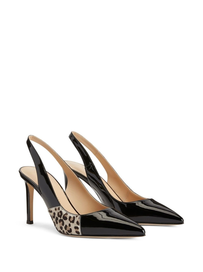 Giuseppe Zanotti Susie Feline 85mm slingback pumps outlook