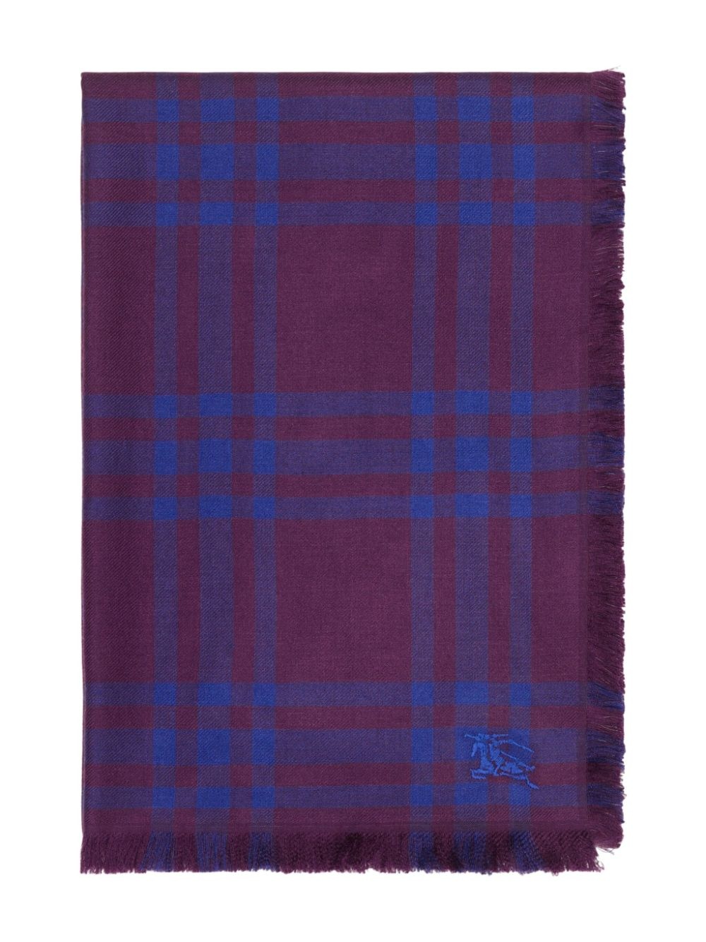 reversible checked scarf - 2