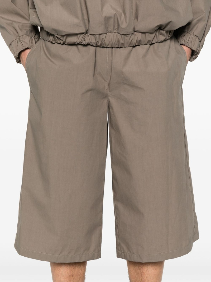 waxed poplin shorts 5