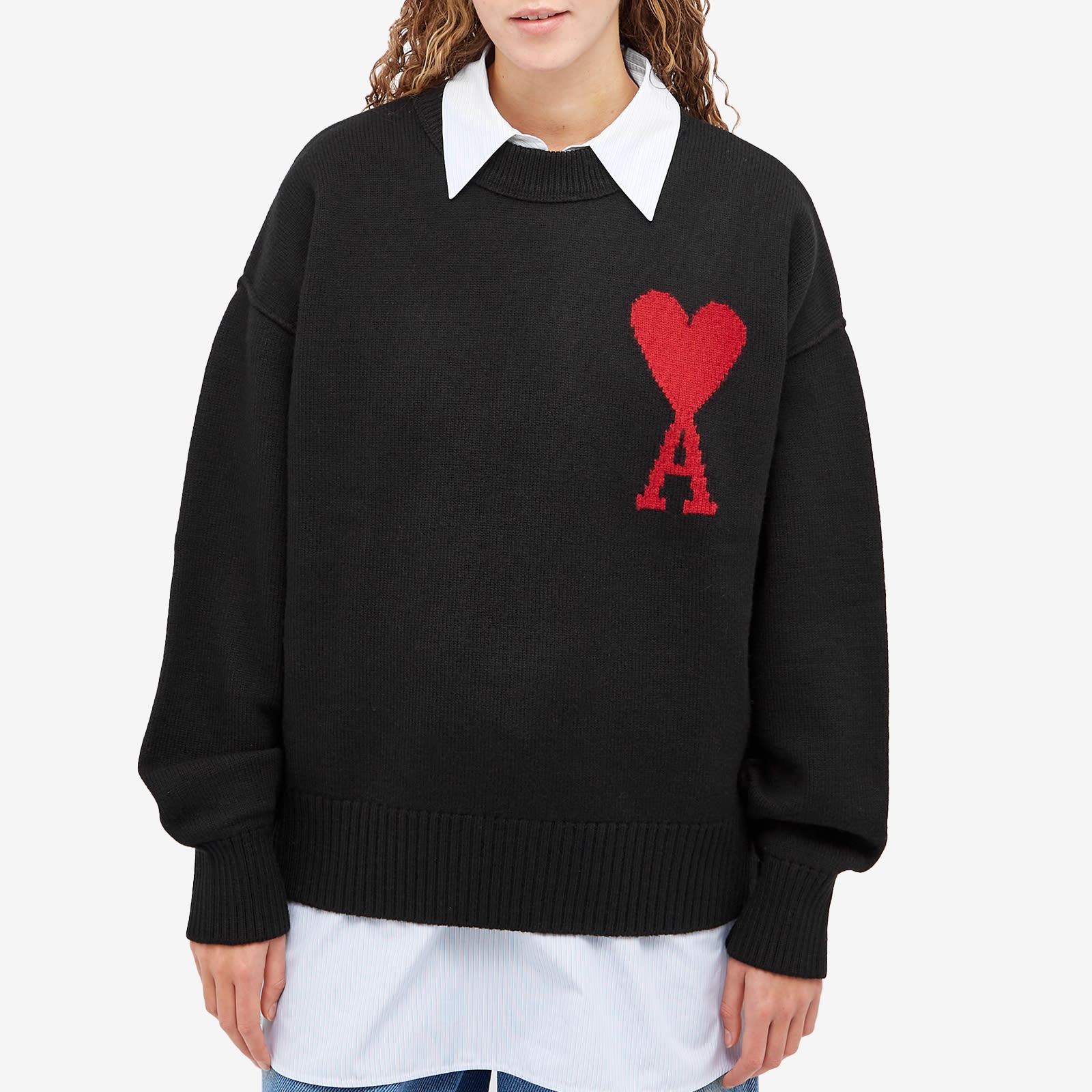 AMI ADC Large Crew Knit Sweater - 2