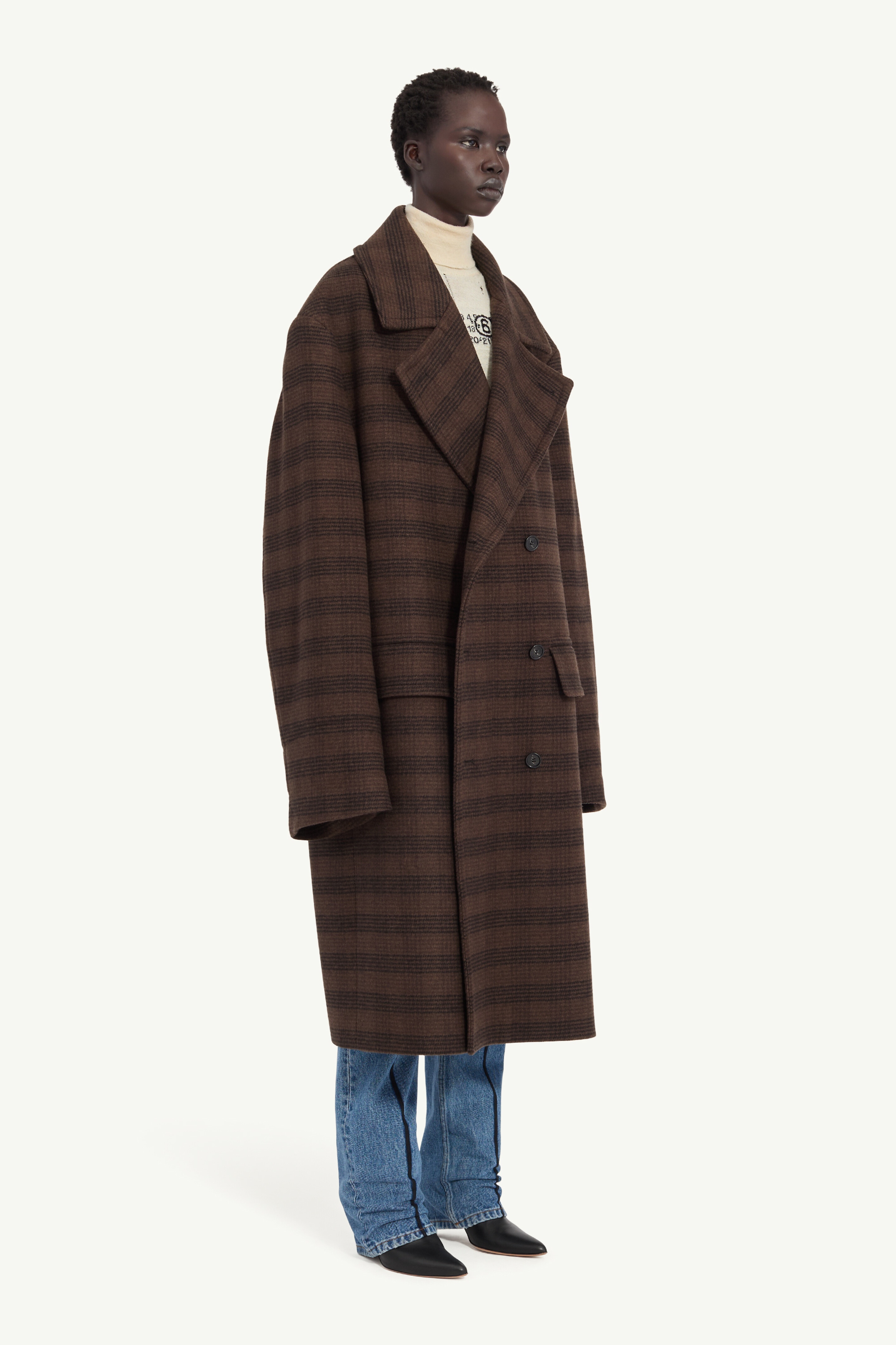 Checked coat - 6