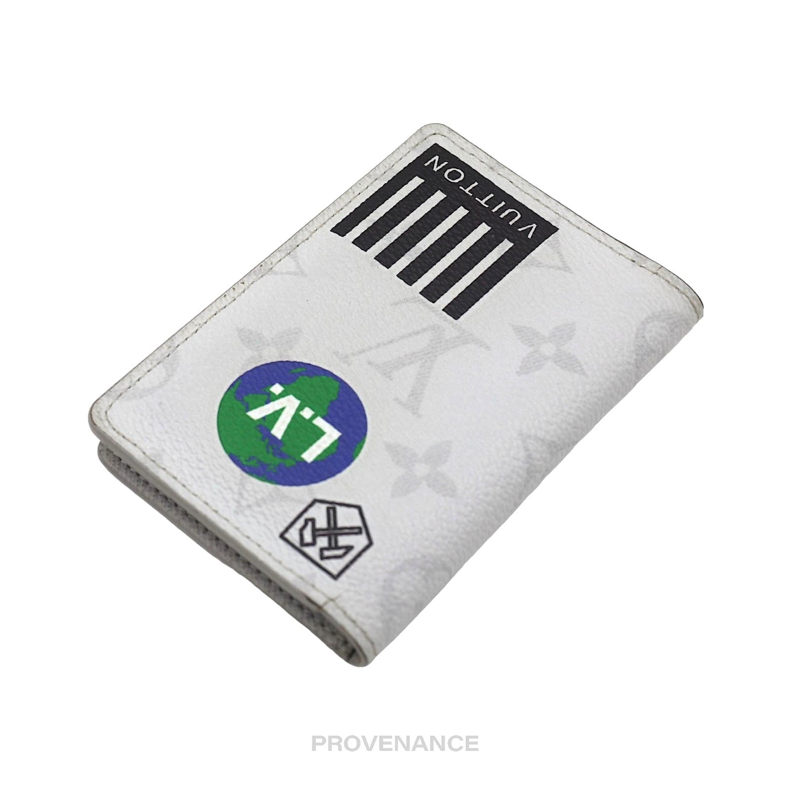 Louis Vuitton Pocket Organizer Wallet - Antarctica Logos - 4