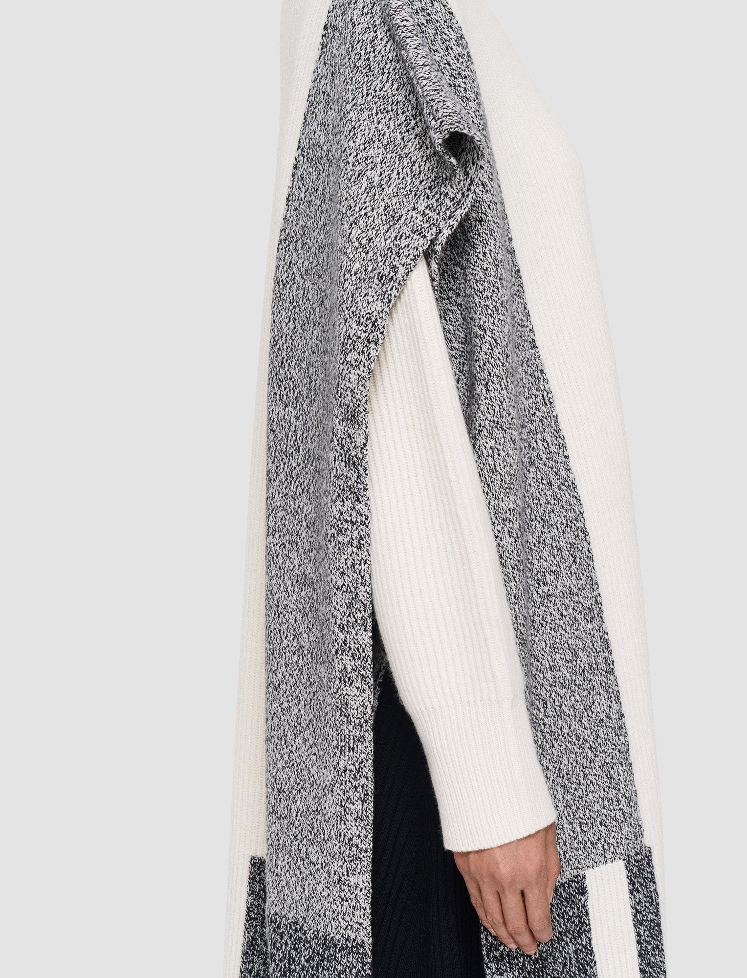 Joseph Bold Stripes Poncho - 5