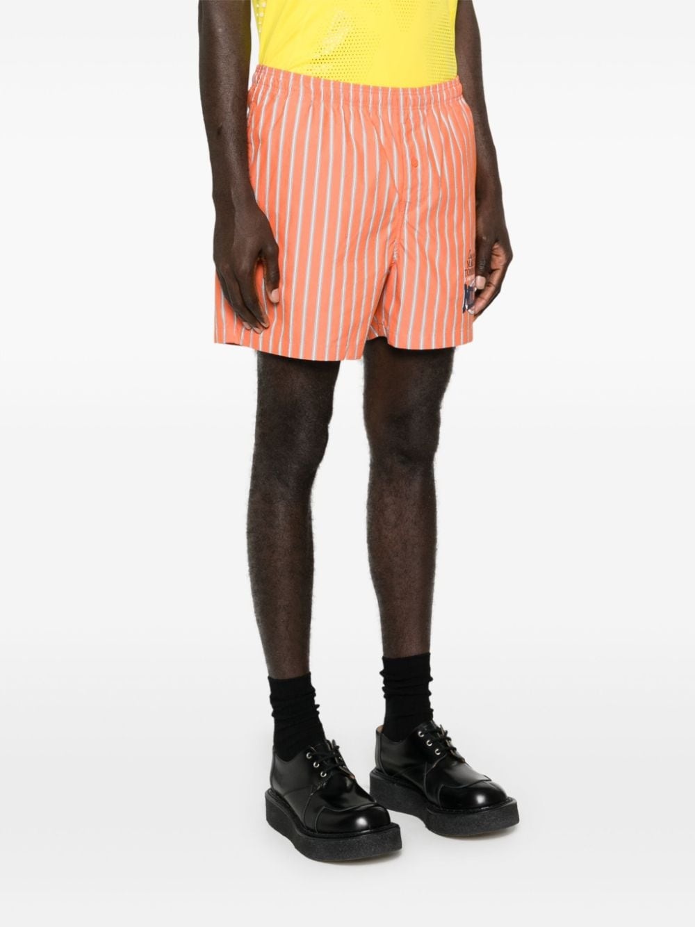 x Tommy Jeans logo-print striped shorts - 4