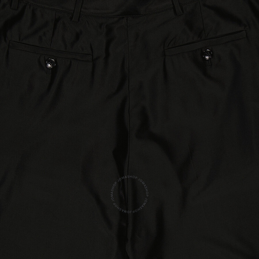 Burberry Ladies Black Lombardy Double-waisted Jersey Pants - 7