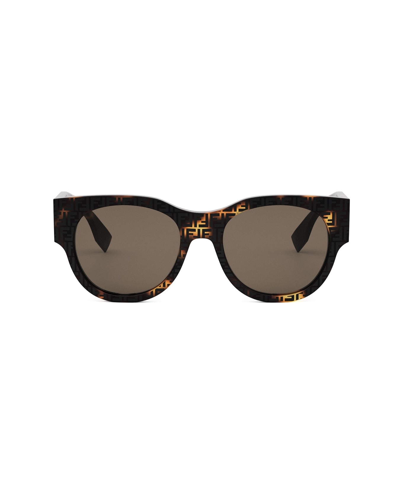 Fe40147i 55e Havana/serigrafato Sunglasses - 1