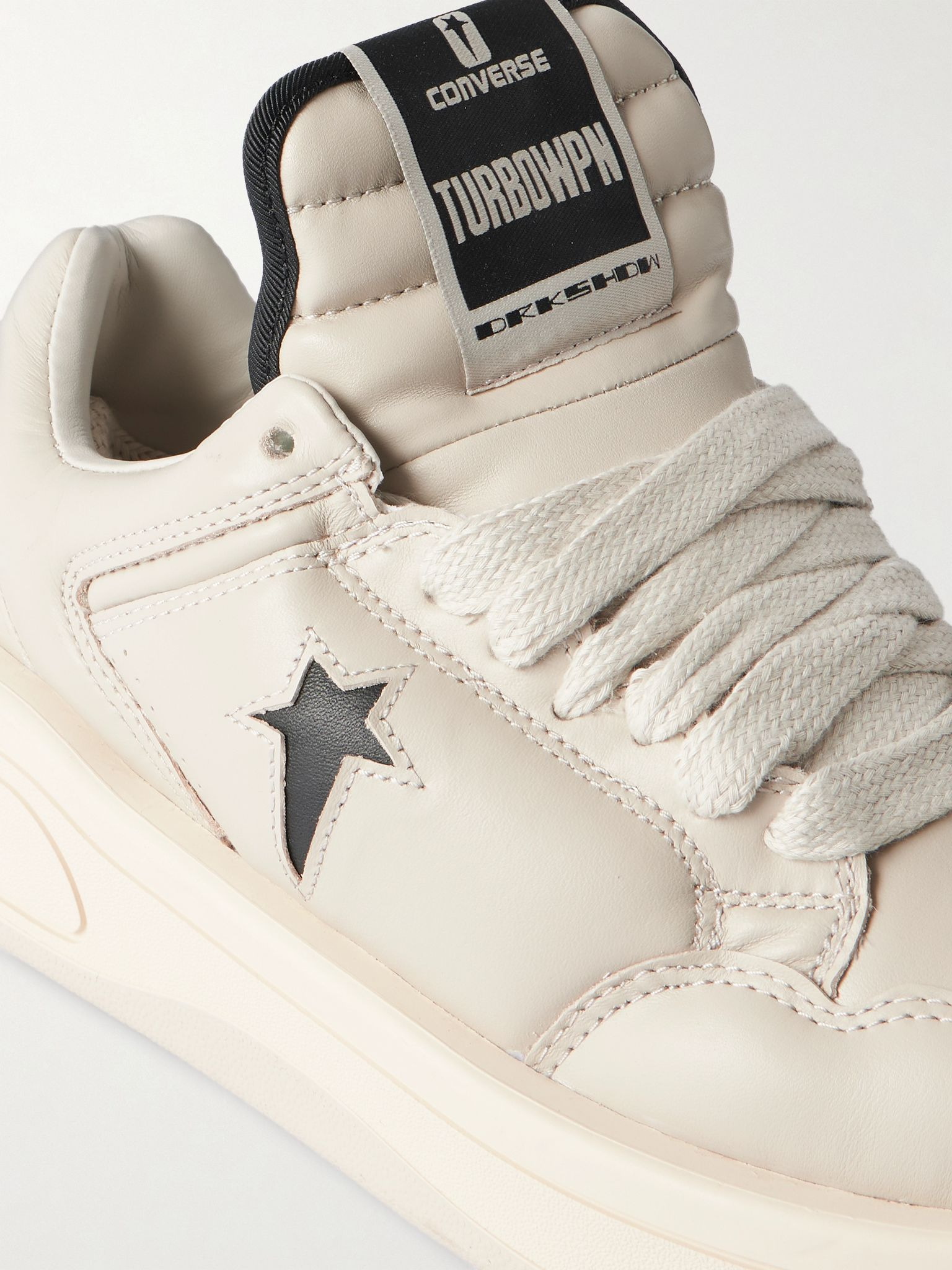 + Converse TURBOWPN Leather Sneakers Gray - 5