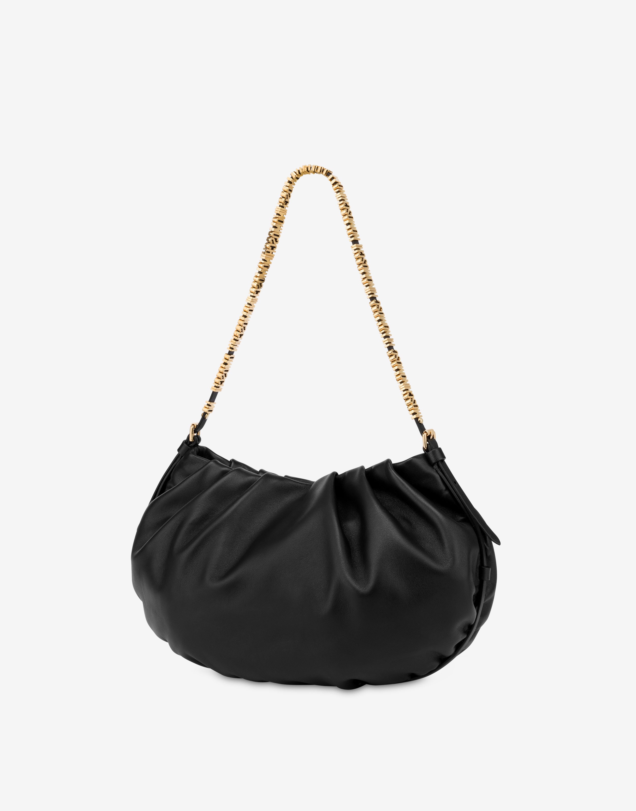 MINI LETTERING NAPPA LEATHER HOBO BAG - 2