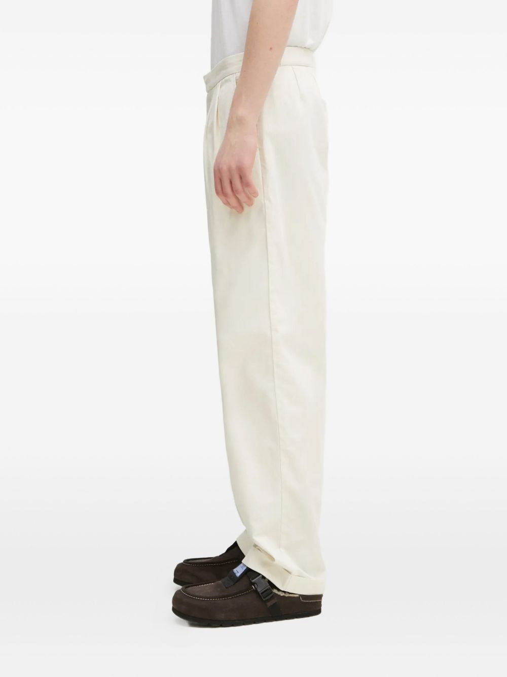 pleated-front trousers - 3