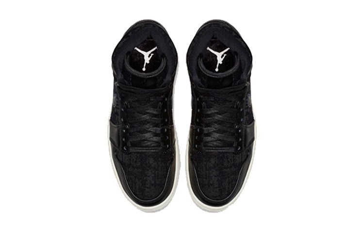 (WMNS) Air Jordan 1 Retro High Premium 'Black' AH7389-001 - 4