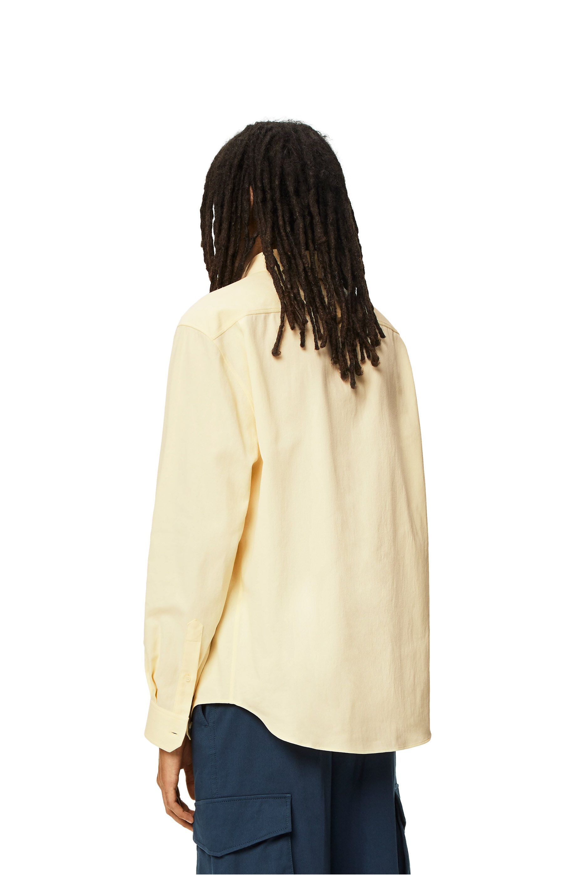 Chest pocket check shirt in cotton - 4