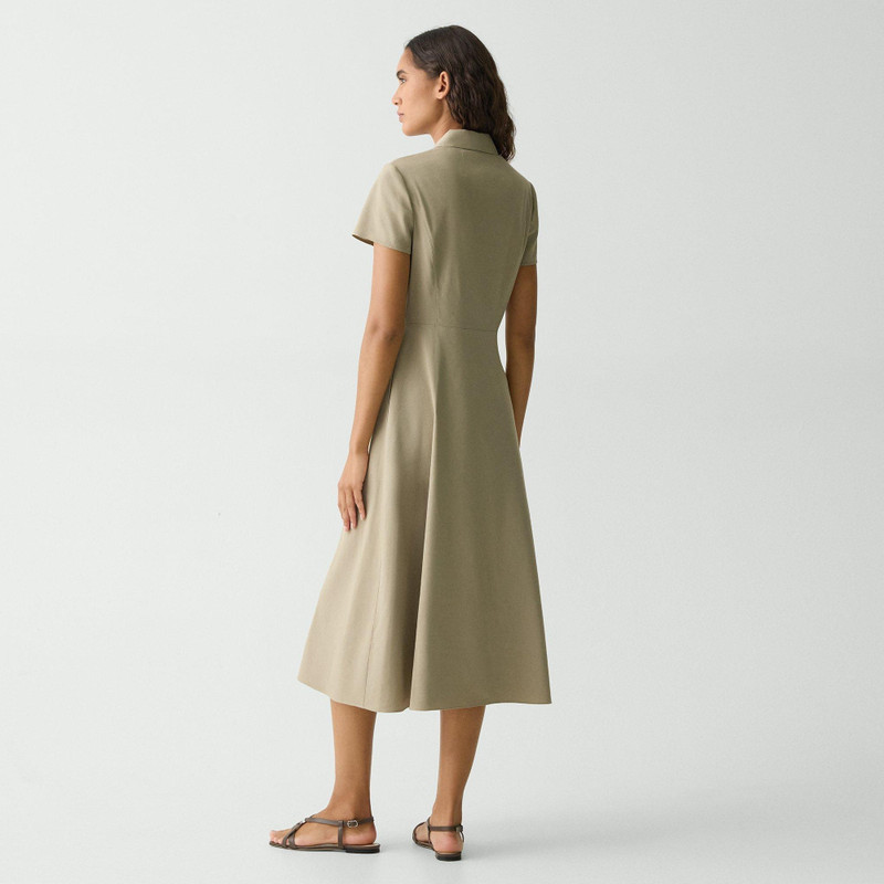 Theory Midi Shirt Dress in Good Linen outlook