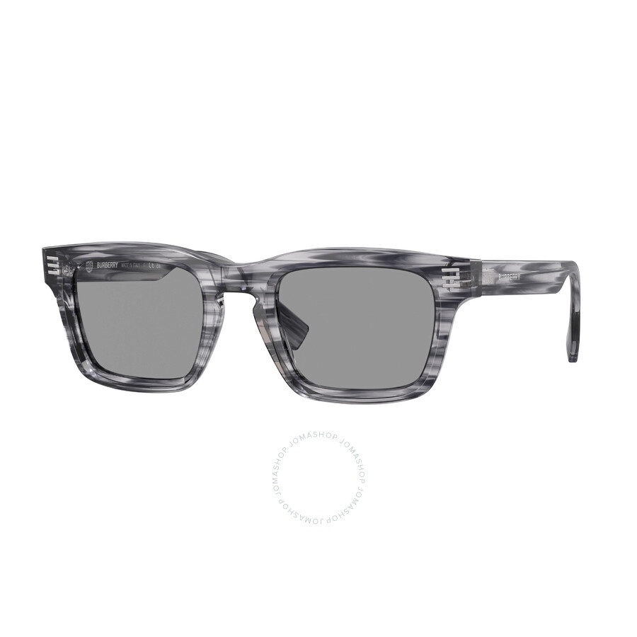 Burberry Grey Rectangular Men's Sunglasses BE4403 4097/1 51 - 1