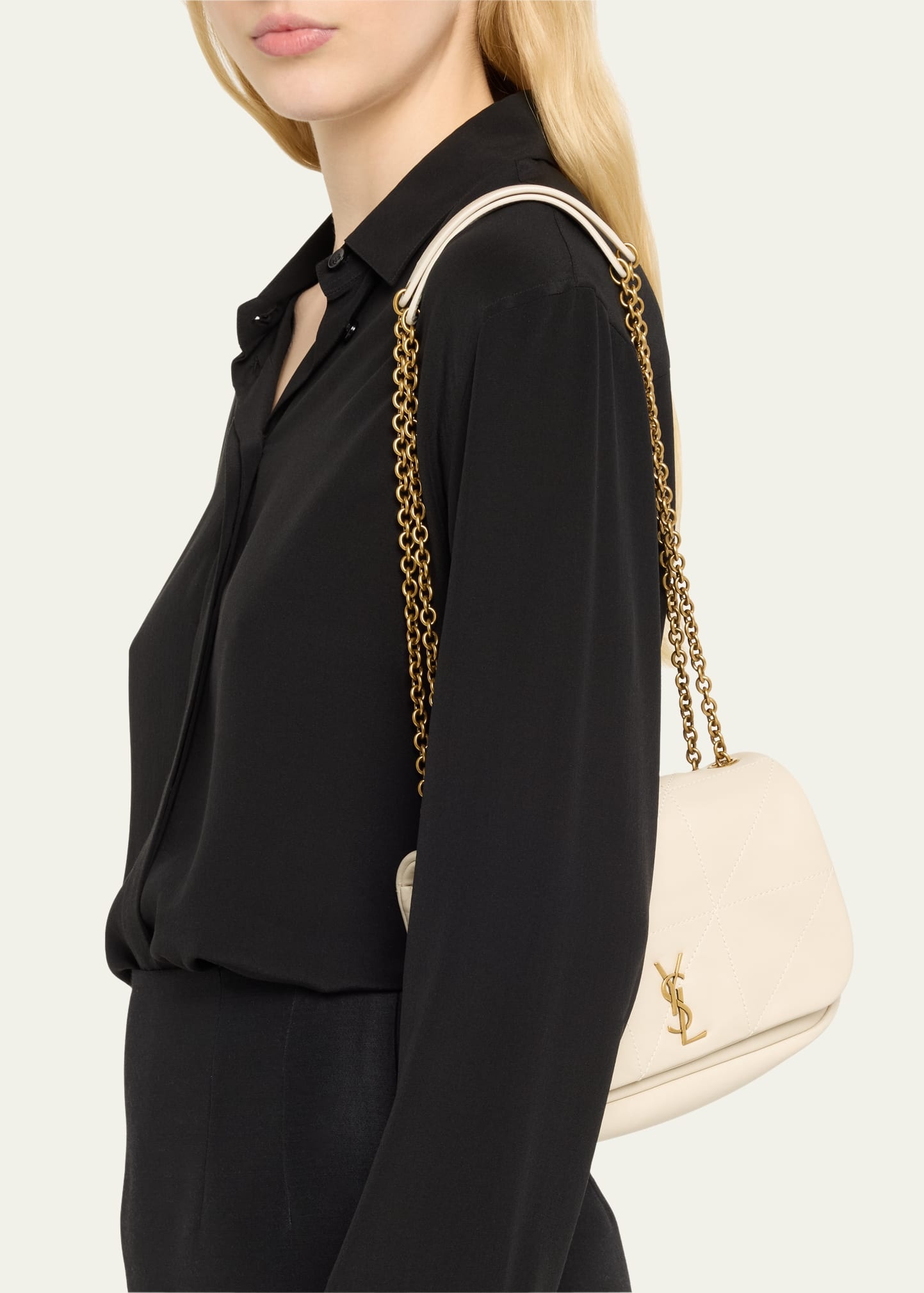 Jamie 4.3 Mini Patchwork Leather Shoulder Bag - 2