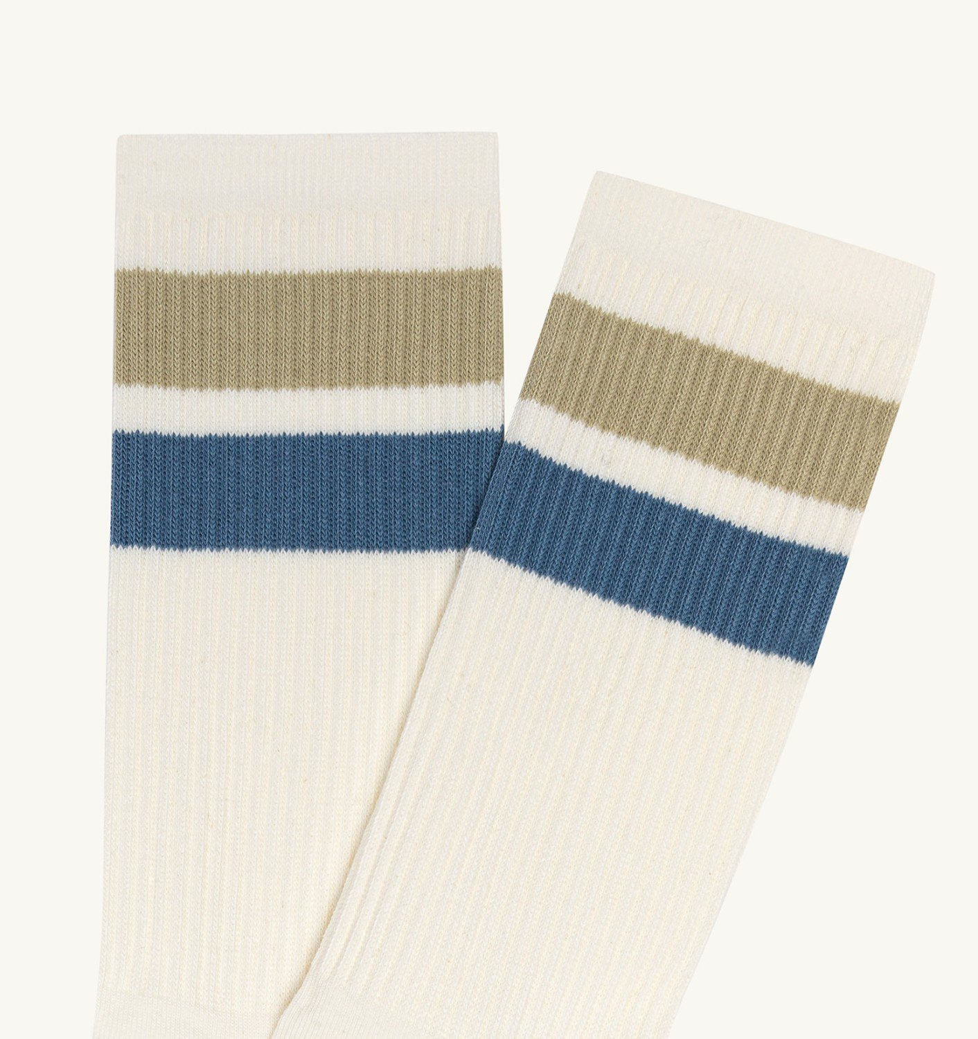 UNISEX STRIPED JACQUARD LOGO SOCKS - 2