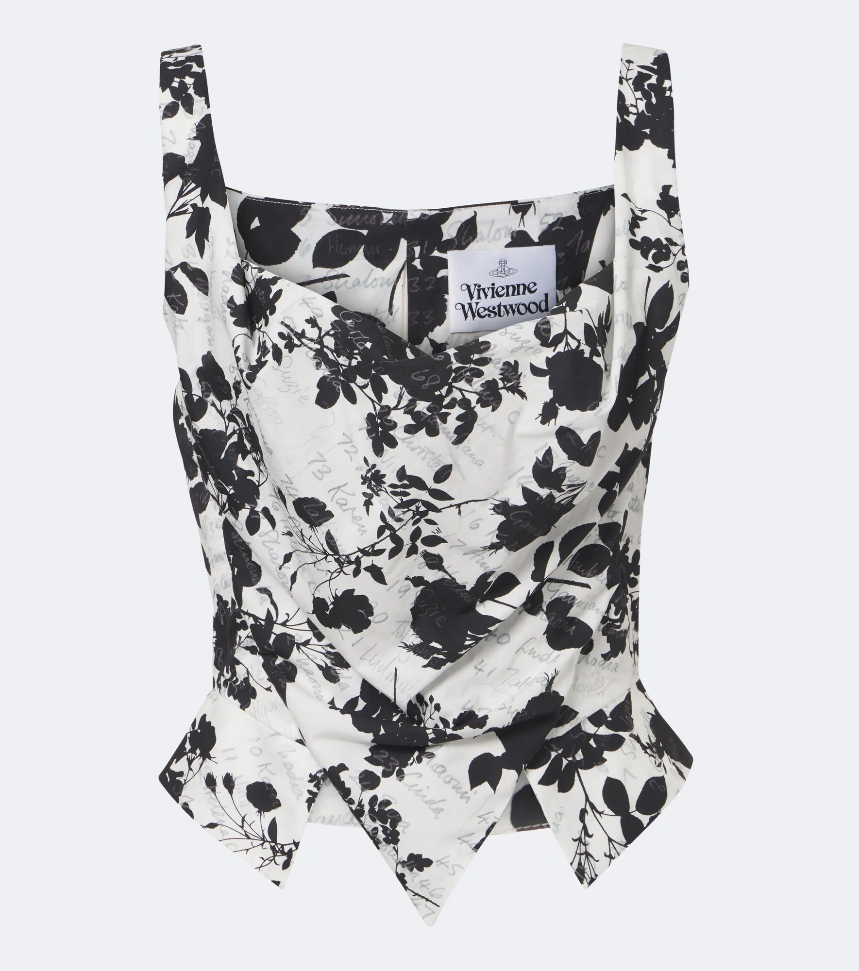 Sunday floral bustier top - 1